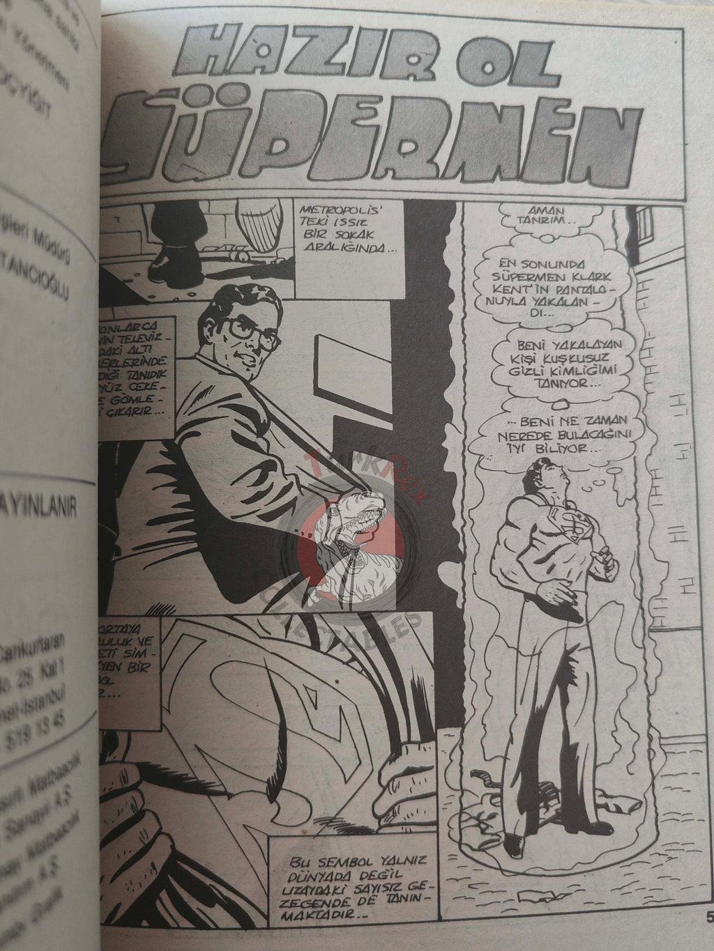 Superman Vol #26 1991 Turkish Comic Turkey #410 #412 Batman Special #2 Supergirl