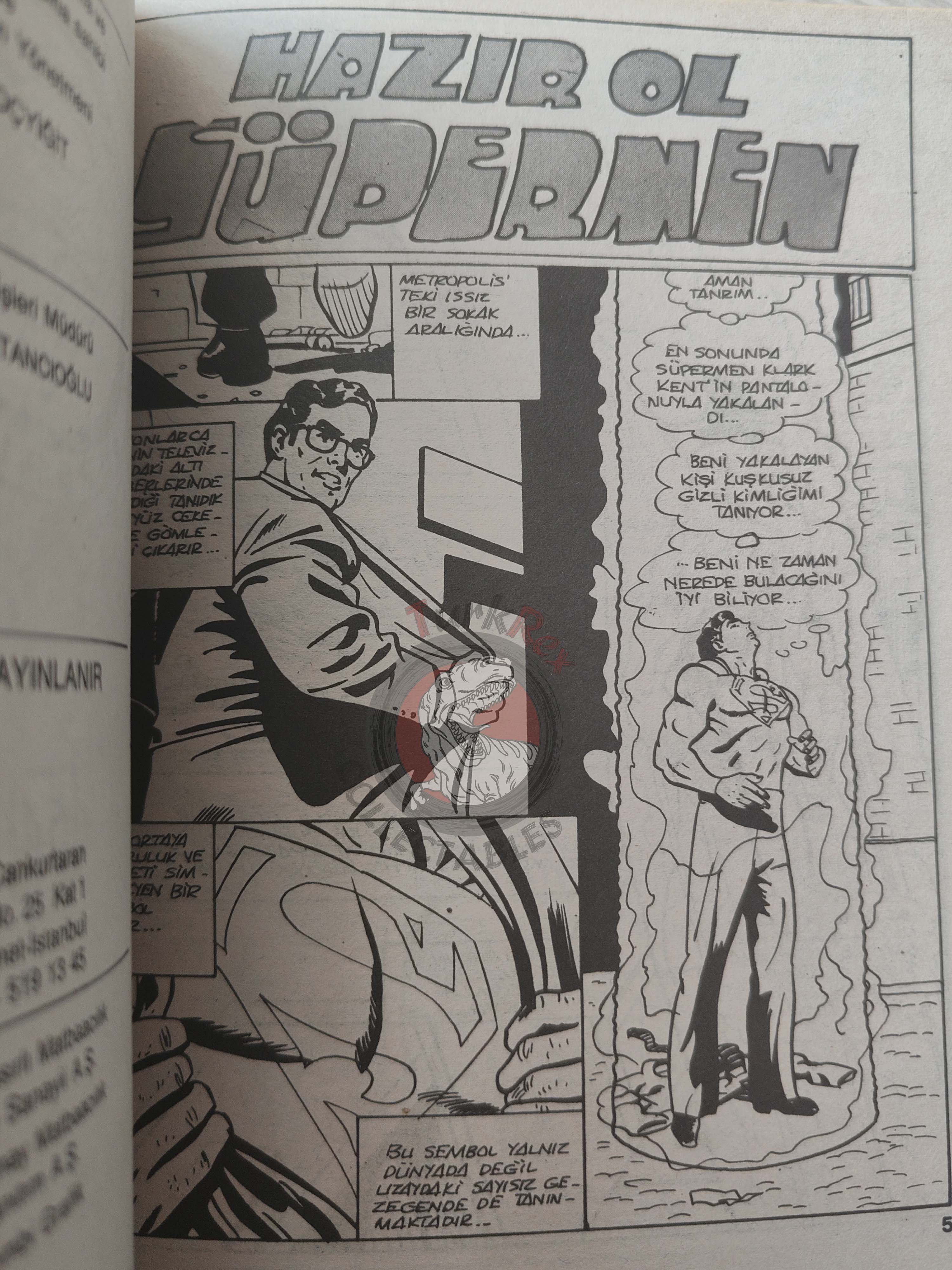 Superman Vol #26 1991 Turkish Comic Turkey #410 #412 Batman Special #2 Supergirl