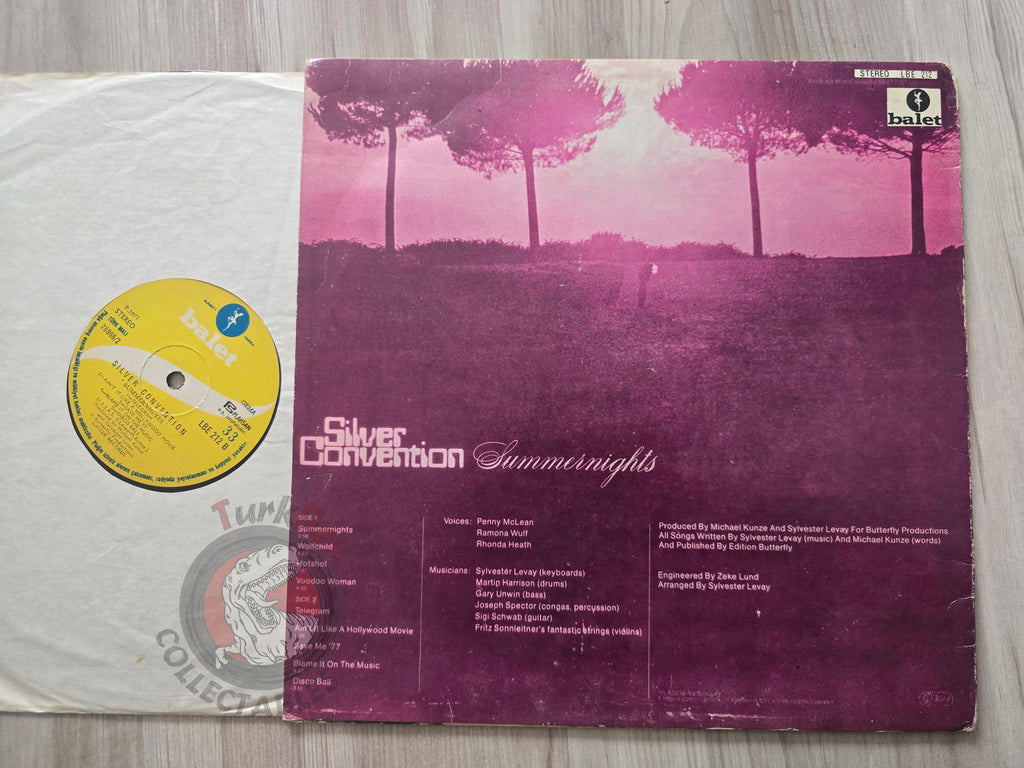 Silver Convention – Summernights Turkish Pressing Vinyl Turkey Edition