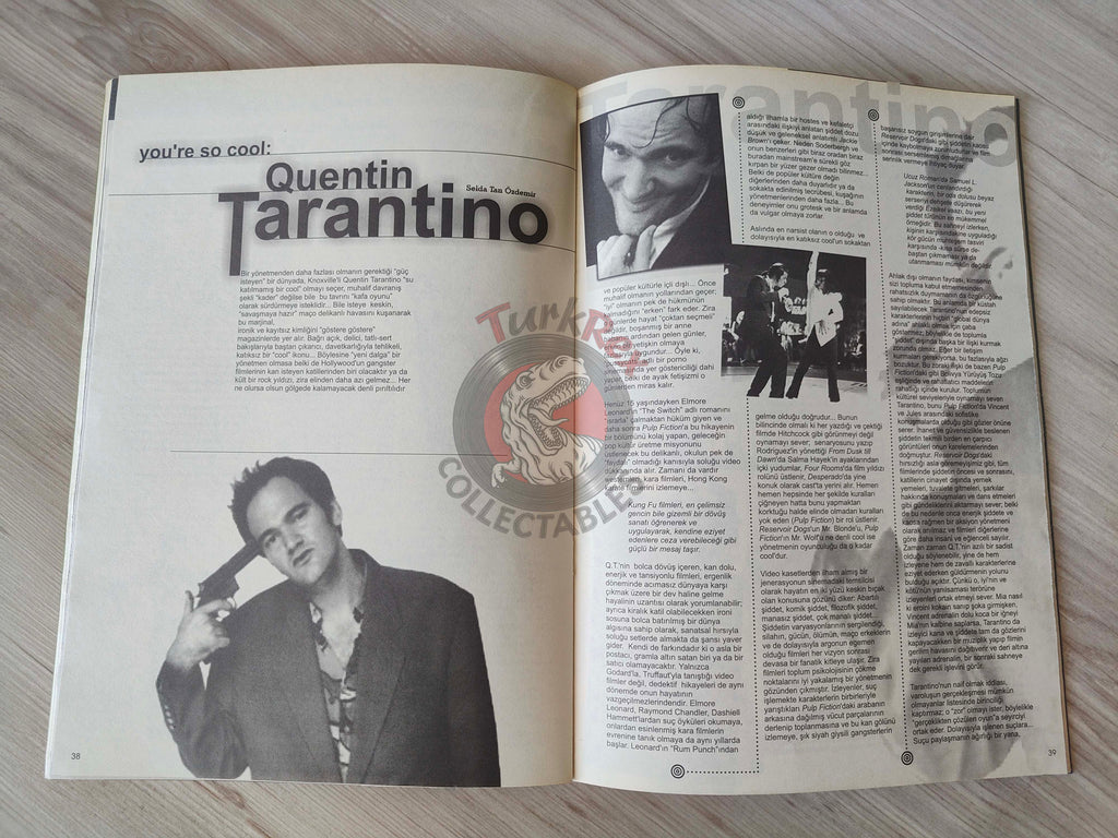 Lull 2003 Kill Bill: Uma Thurman and Travis Turkish Mag Turkey Kate Bush David Gilmour Tarantino