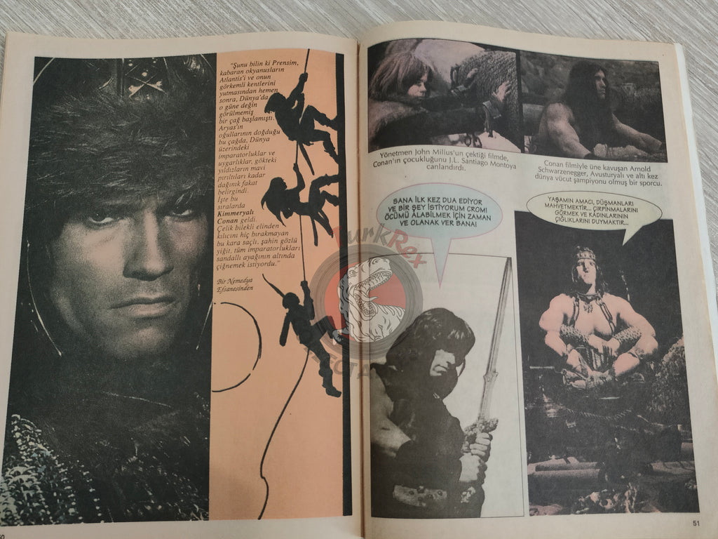 Conan #1 Marvel Super Special Magazine Issue Turkish Comic Turkey