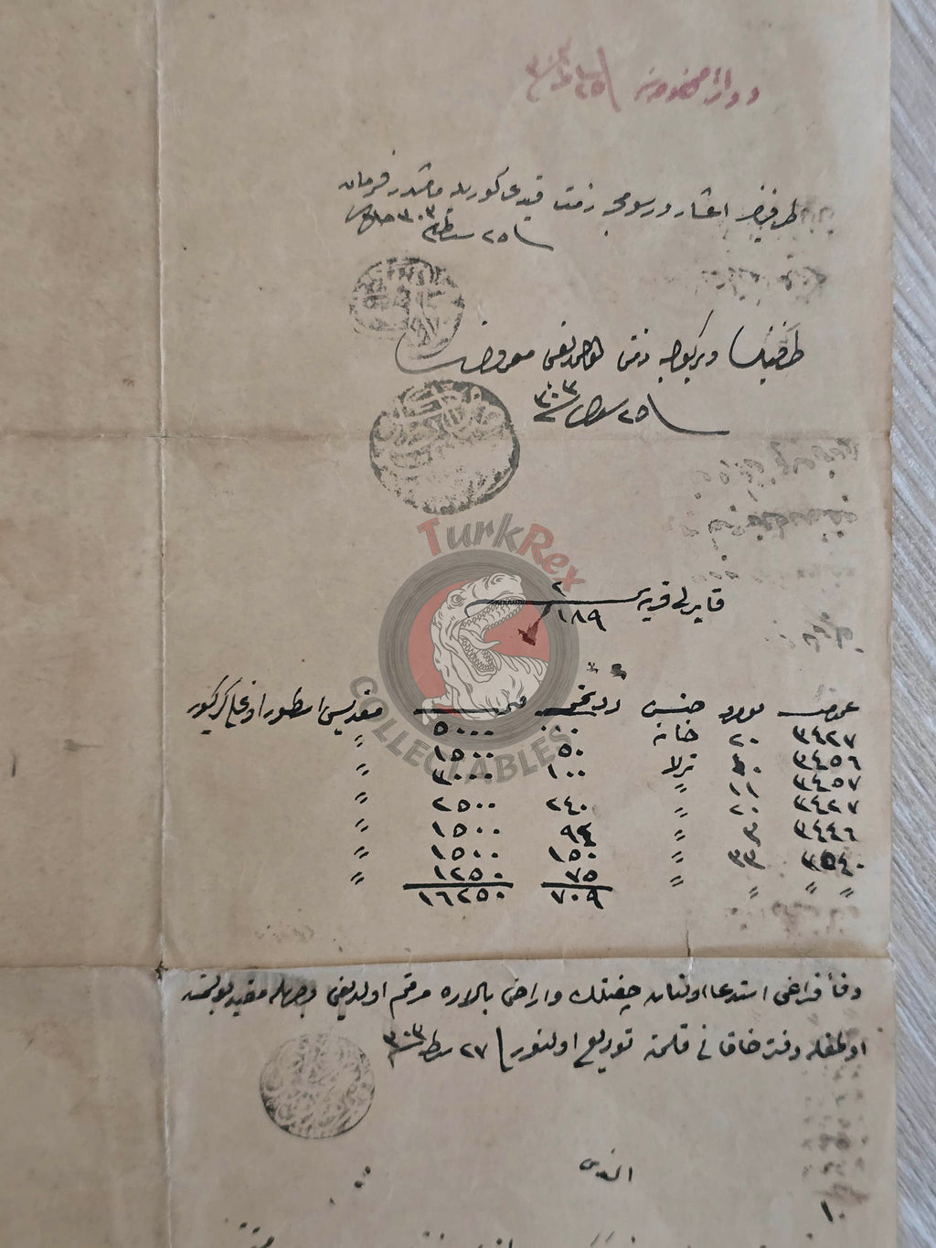 Ottoman 1888 Conditional Sale Document Adana Kayarlı Armenian Citizens Armenia
