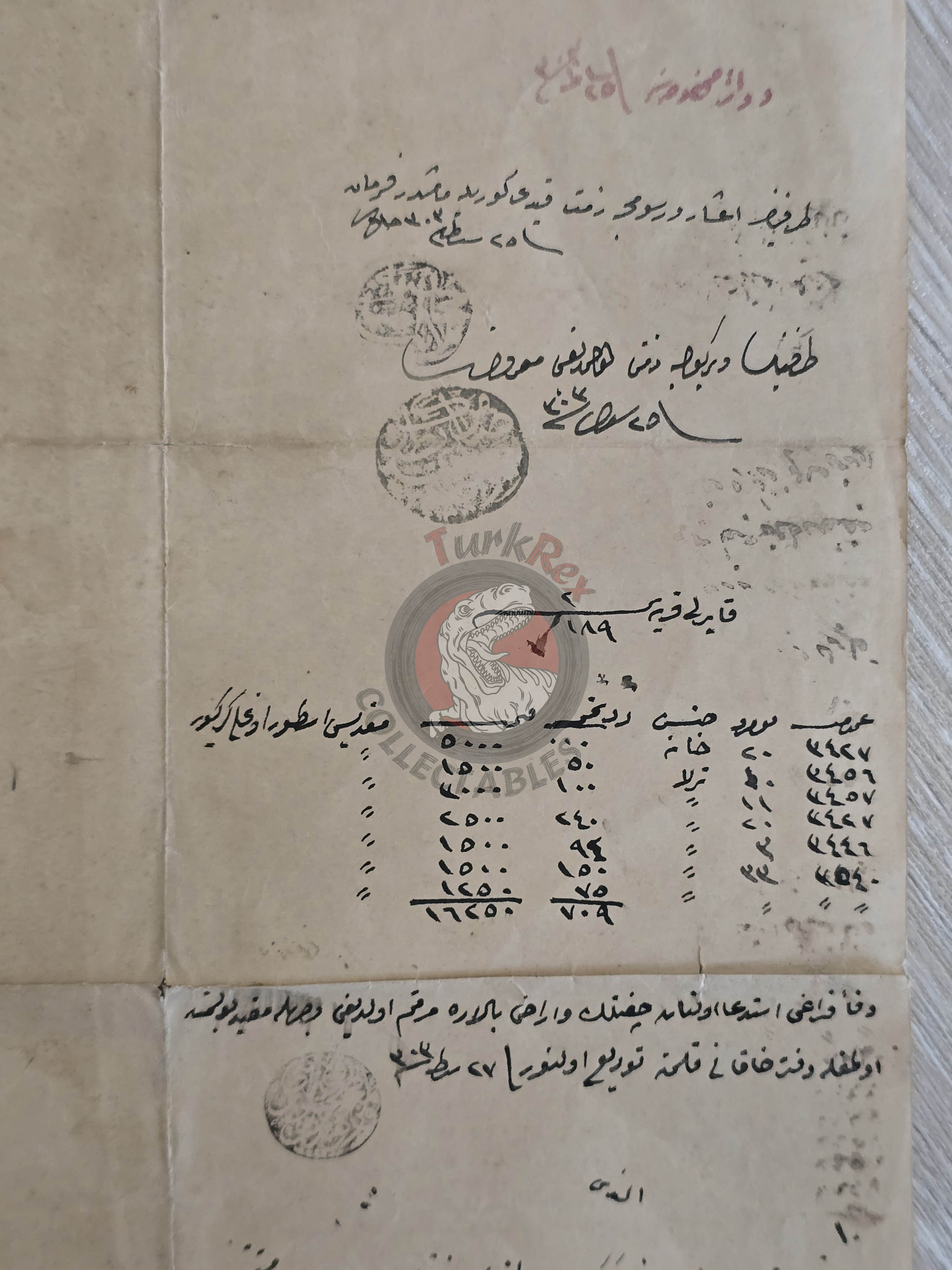 Ottoman 1888 Conditional Sale Document Adana Kayarlı Armenian Citizens Armenia