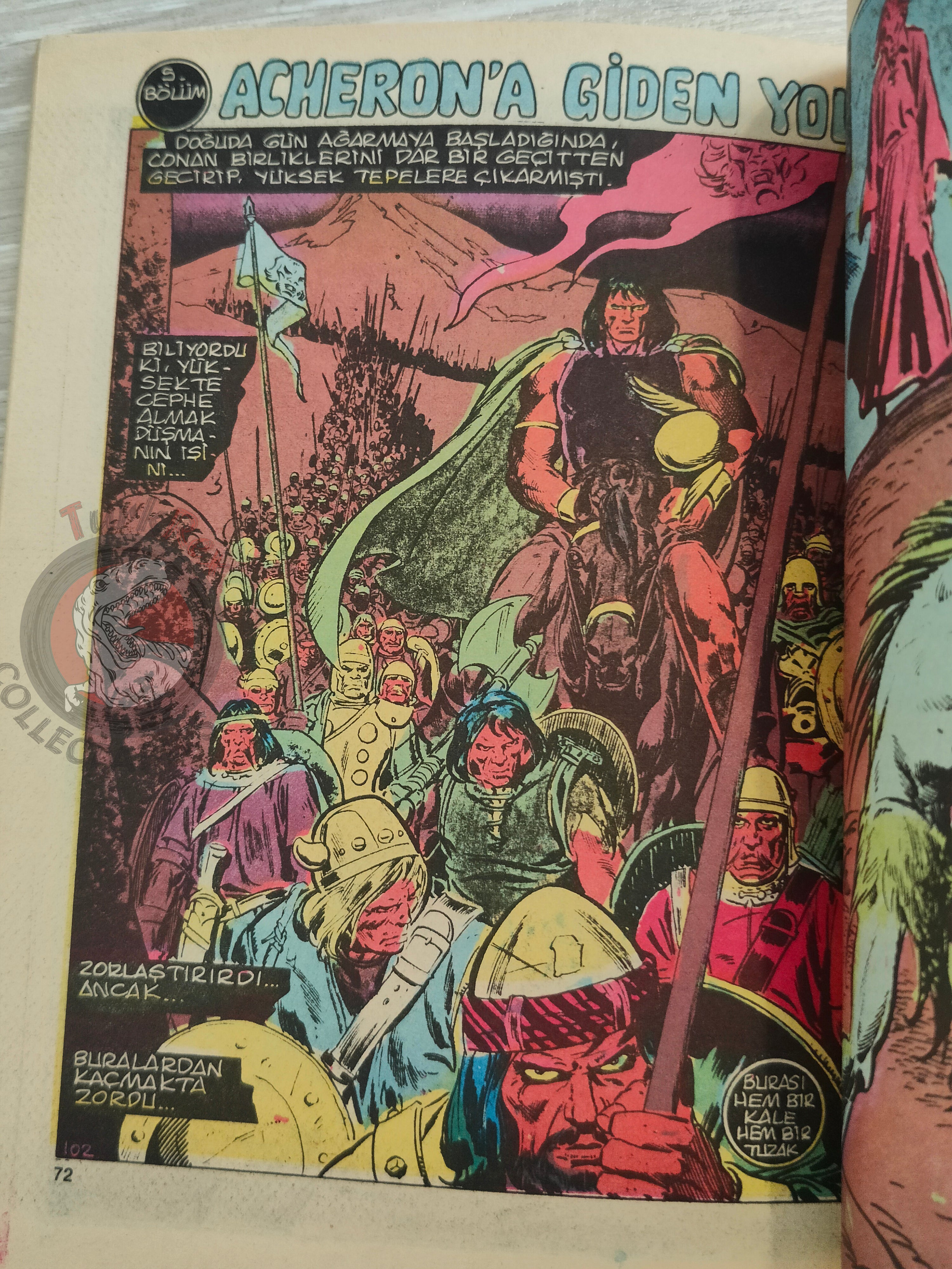 Conan Renkli #3 Turkish Comic Turkey The Savage Sword of Conan #37