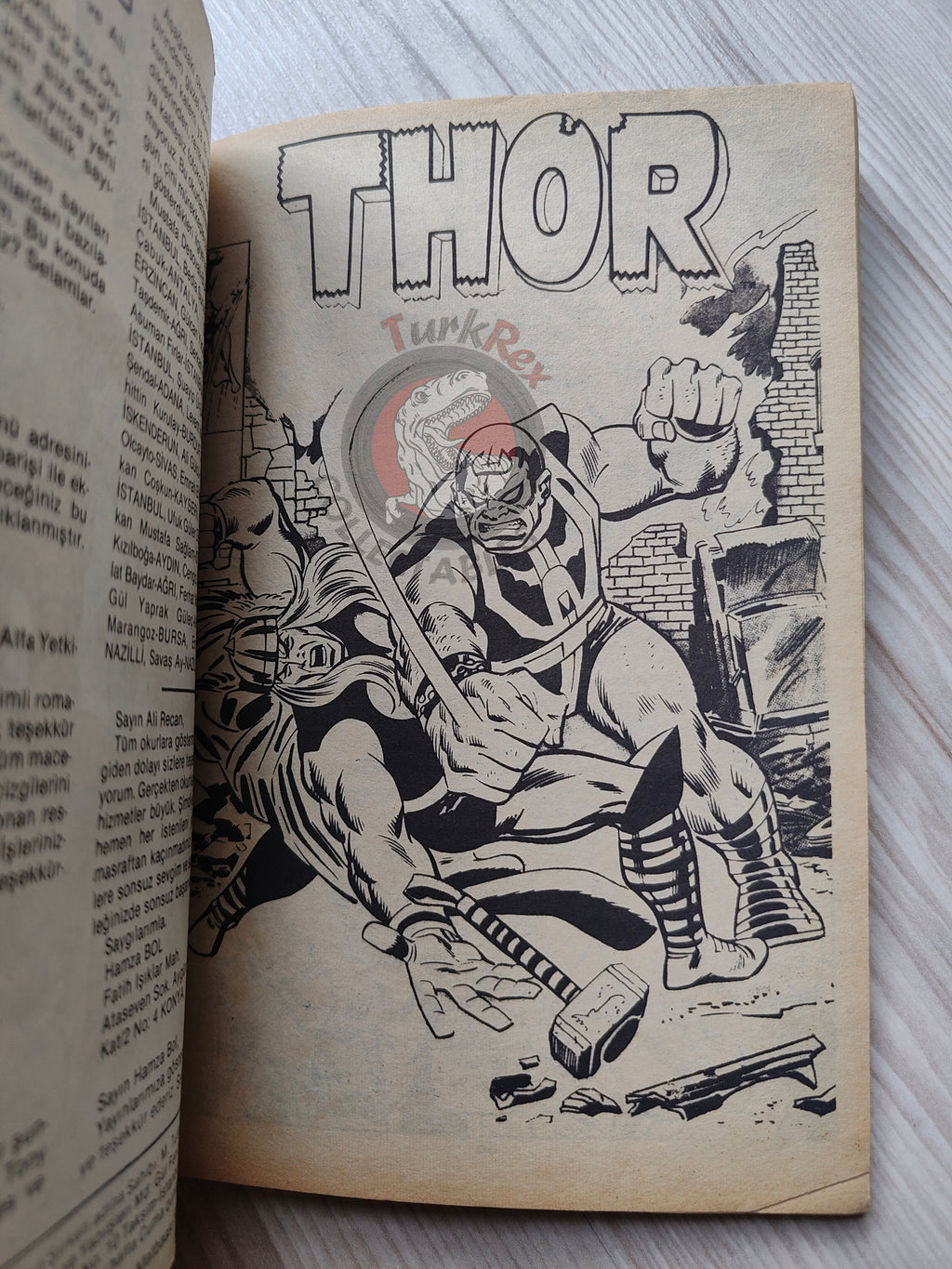 Thor #4 1985 Turkish Comic Turkey The Mighty Thor #193–196 Silver Surfer