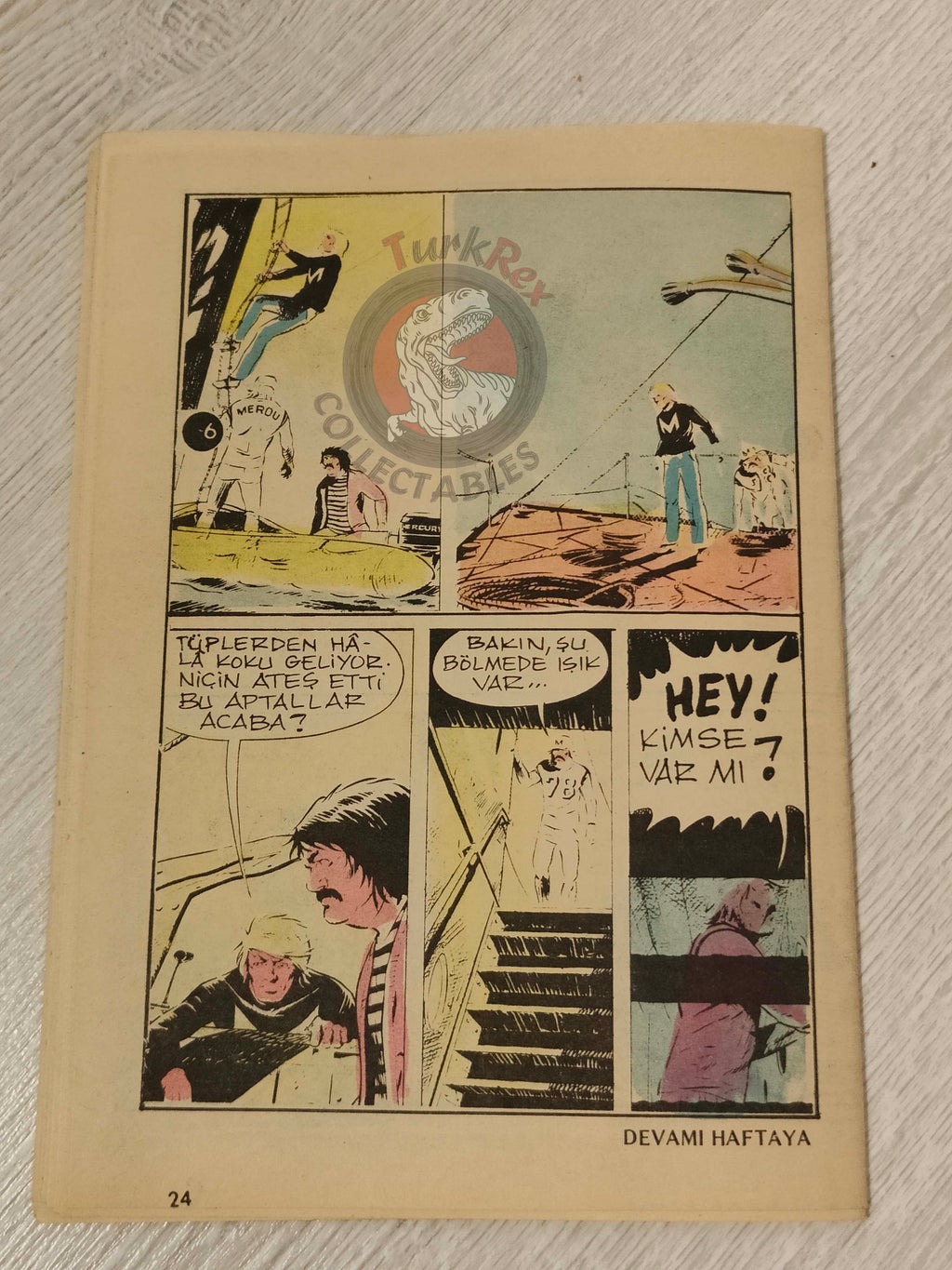 Yaz Neşesi #17 1983 Turkish Comic Turkey Les Tuniques Bleues Fury Stefi