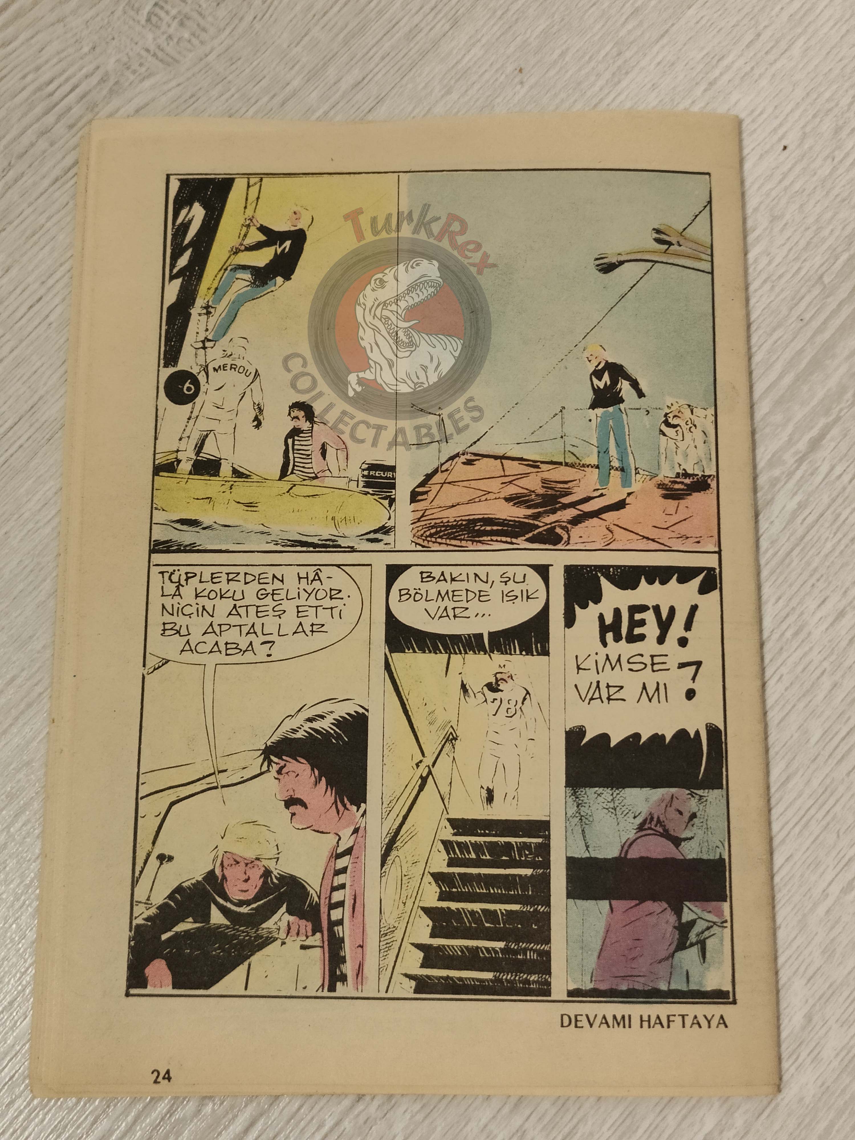 Yaz Neşesi #17 1983 Turkish Comic Turkey Les Tuniques Bleues Fury Stefi