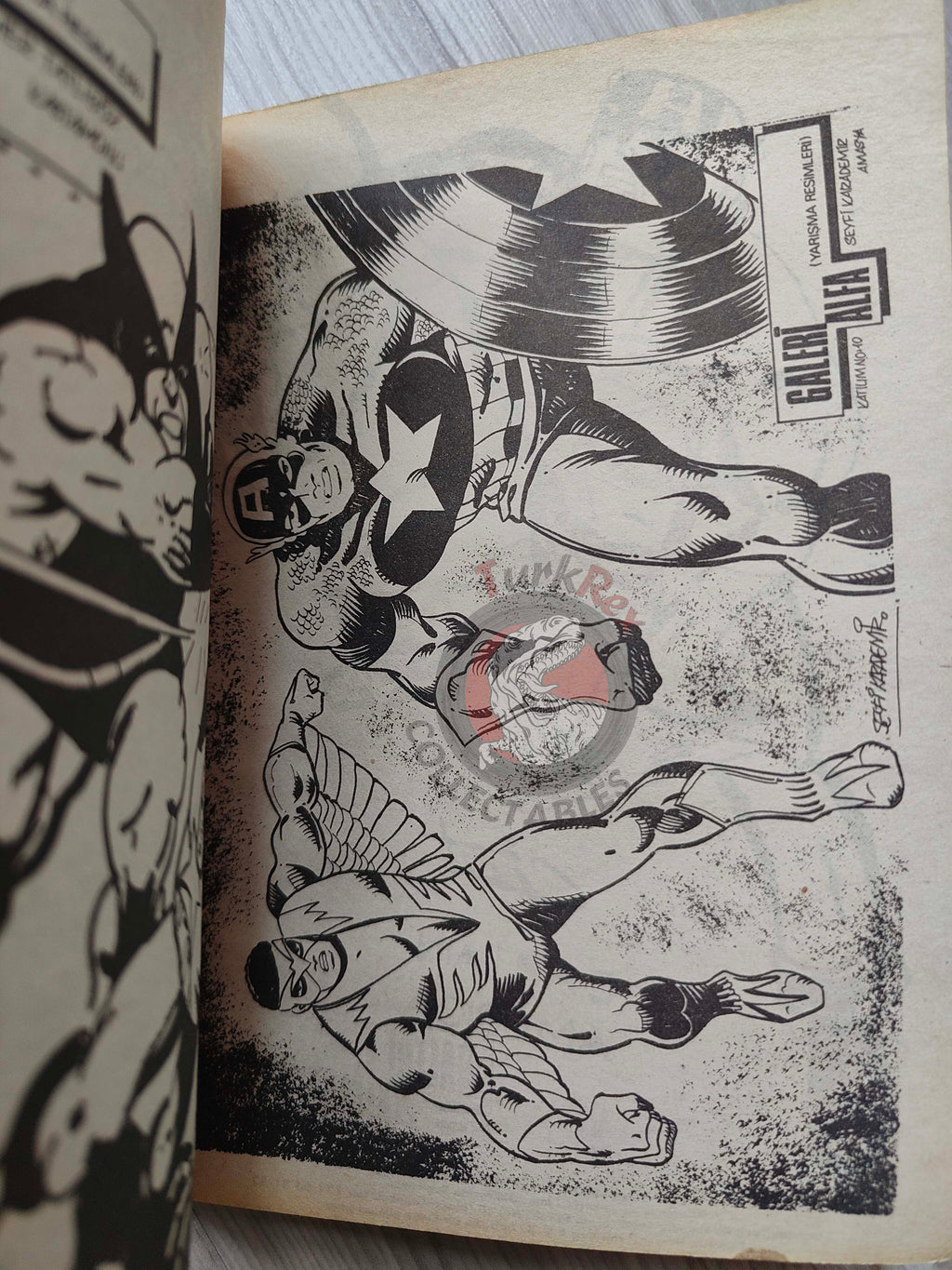 Captain America – Volume 3 1989 Turkish Comic Turkey Thor
