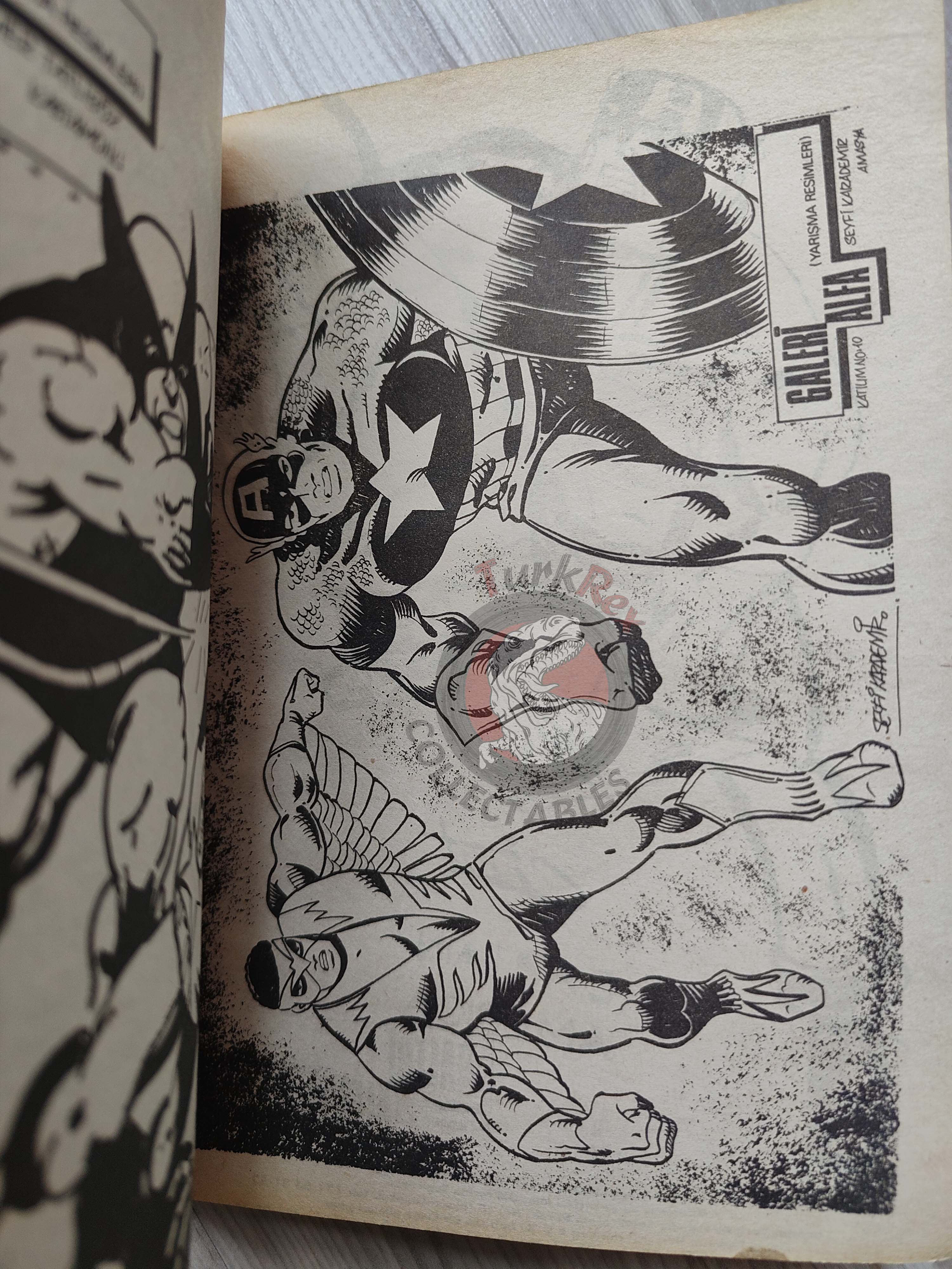 Captain America – Volume 3 1989 Turkish Comic Turkey Thor