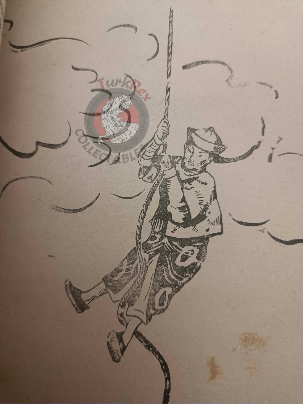 Chinese Fairy Tales 1964 Turkish Book Turkey Illustrated Huang and the Thunder Genie