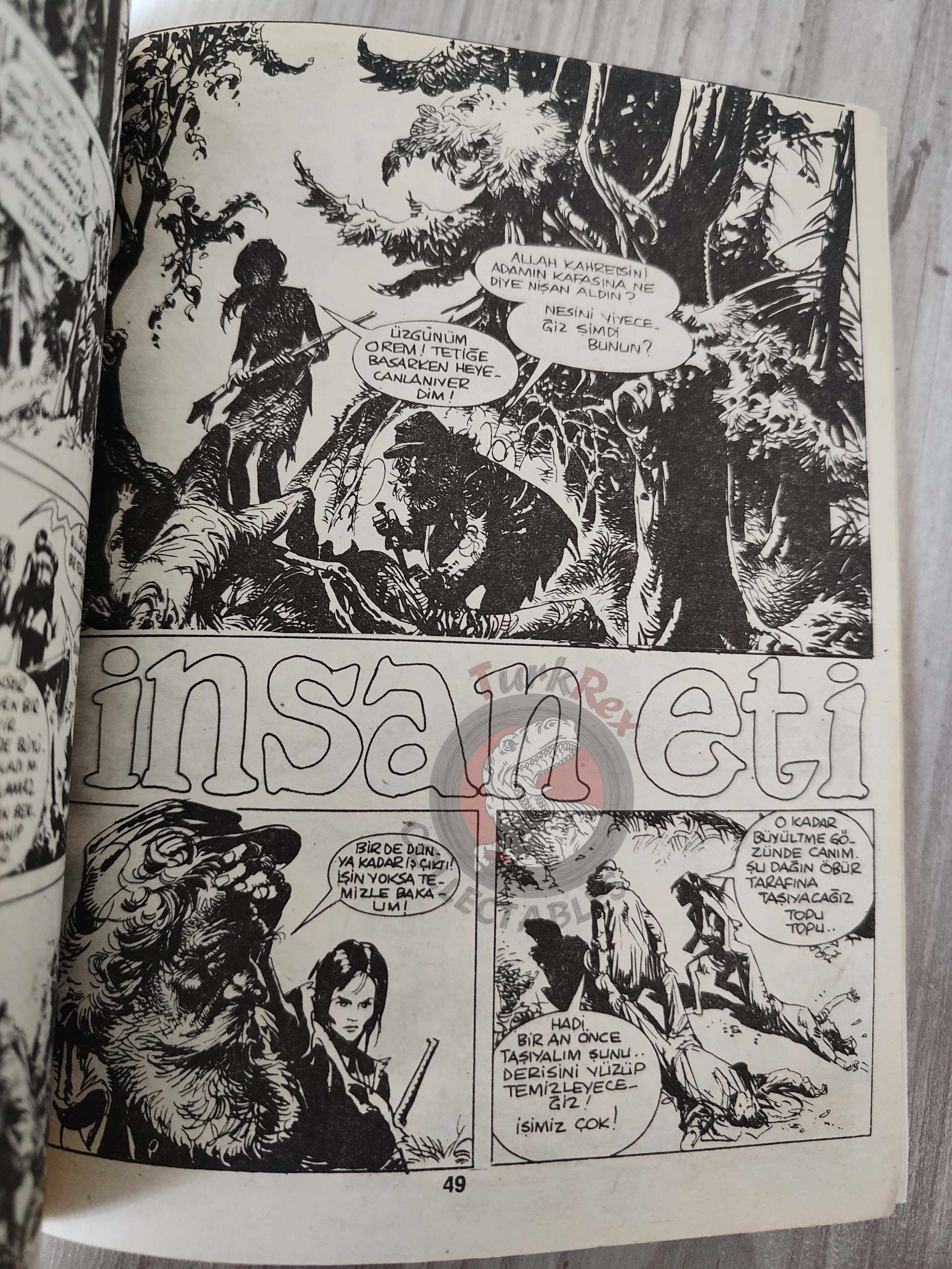 Süper Korku Altın Seri #3 1987 Turkish Comic Turkey Warren Creepy Eerie  Boris Vallejo