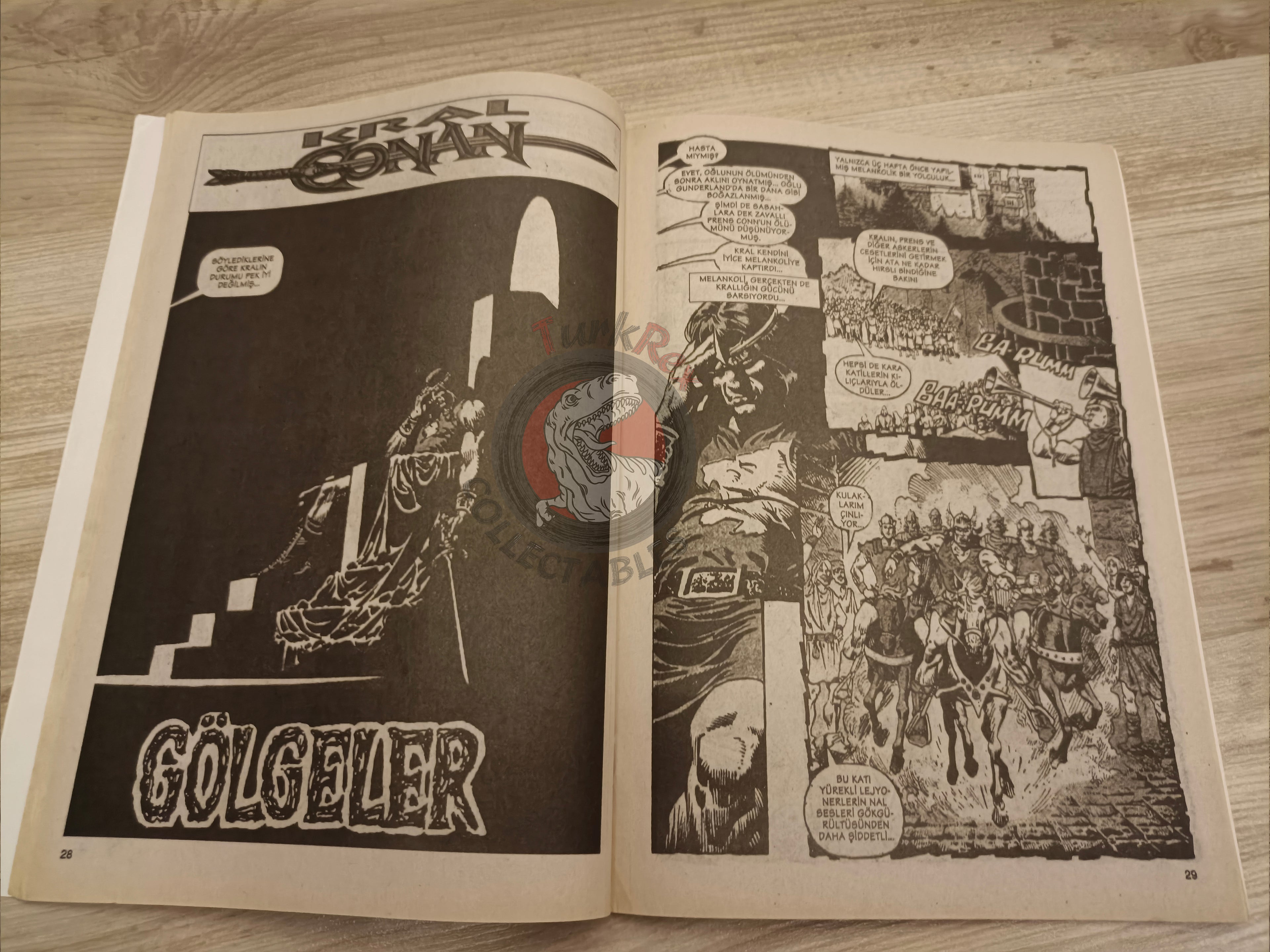 Kral Conan #31 King Conan #20 #21 Turkish Comic Turkey SSOC #99 Prince Conn