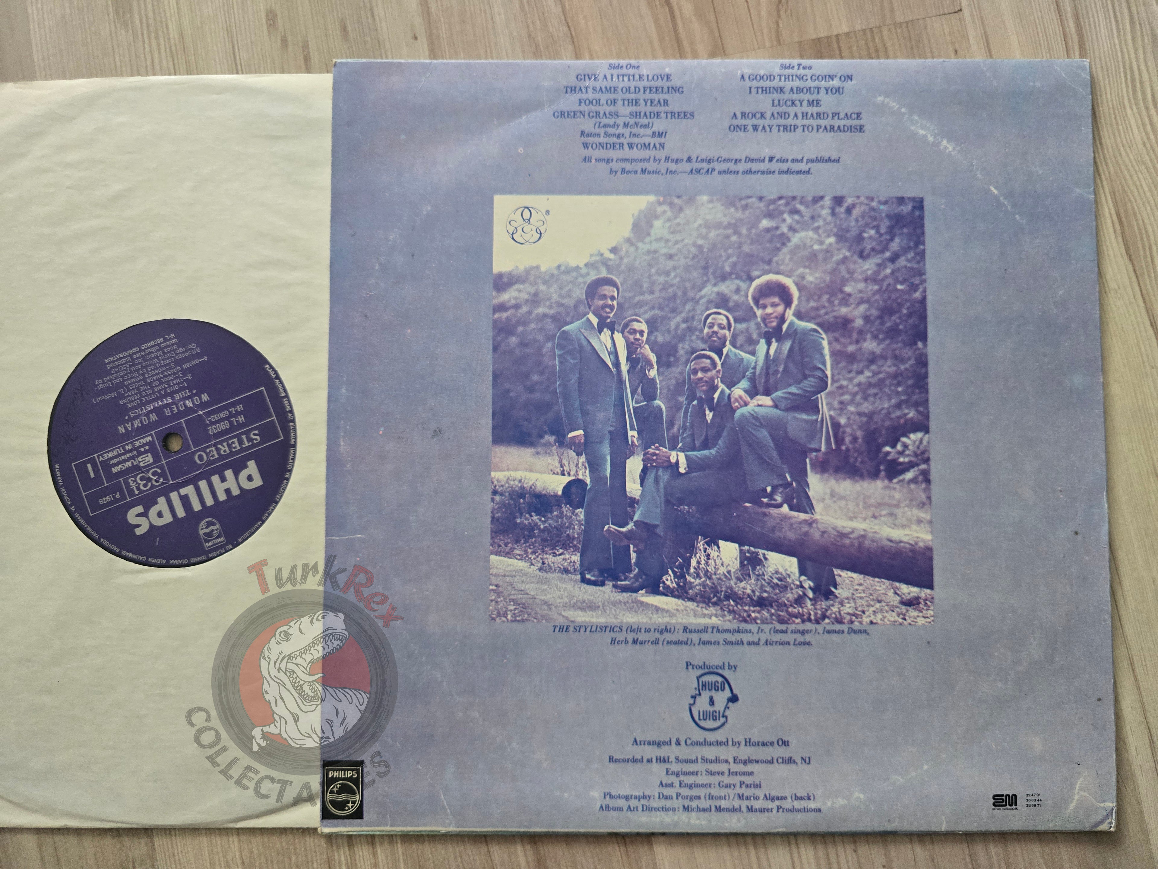 The Stylistics – Wonder Woman Turkish Pressing Vinyl Turkey Edition