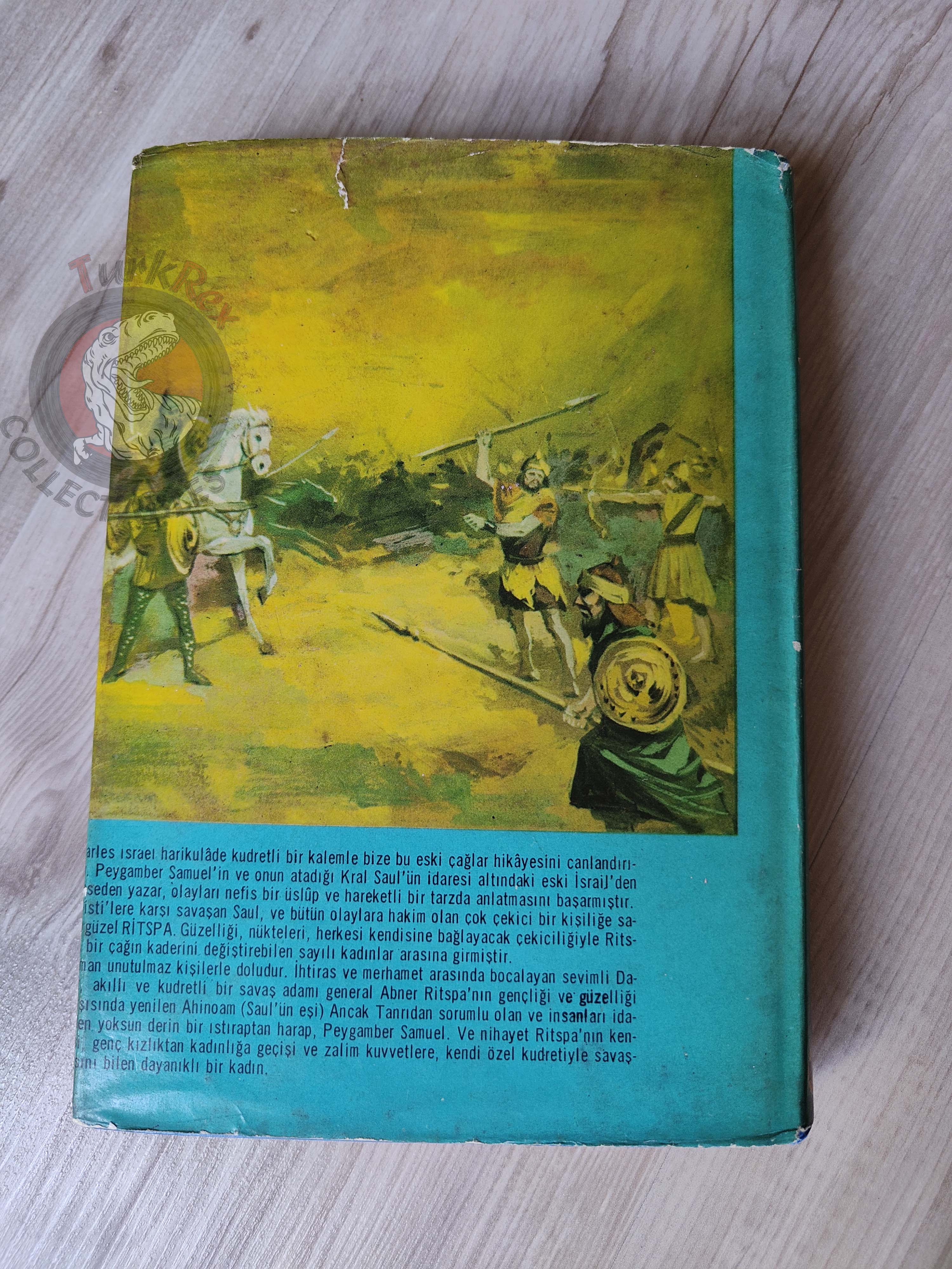 Charles E. Israel – Rizpah 1967 1st HC/DJ Turkish Book Turkey