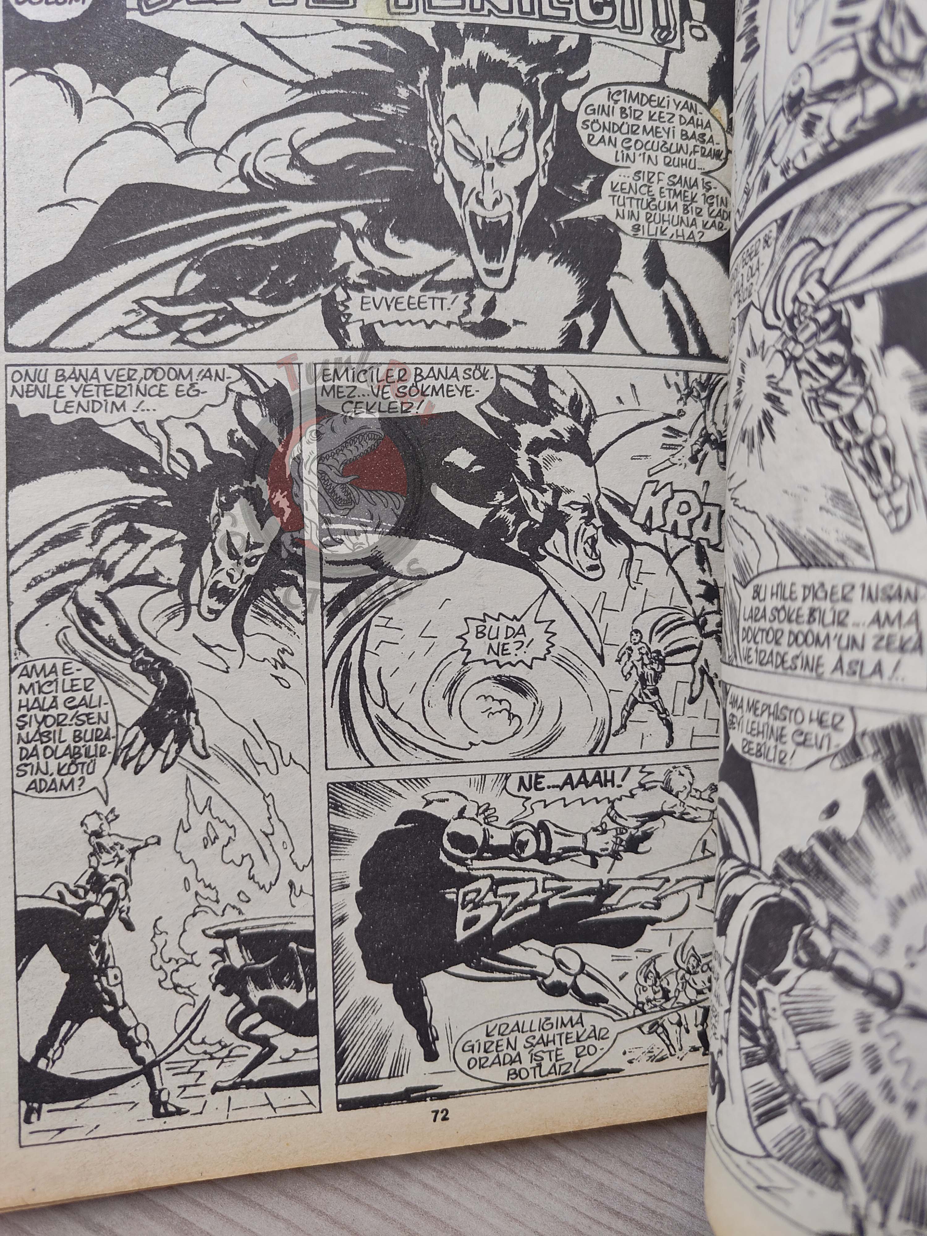 Fantastic Four #4 1988 Turkish Comic Turkey #19 #20