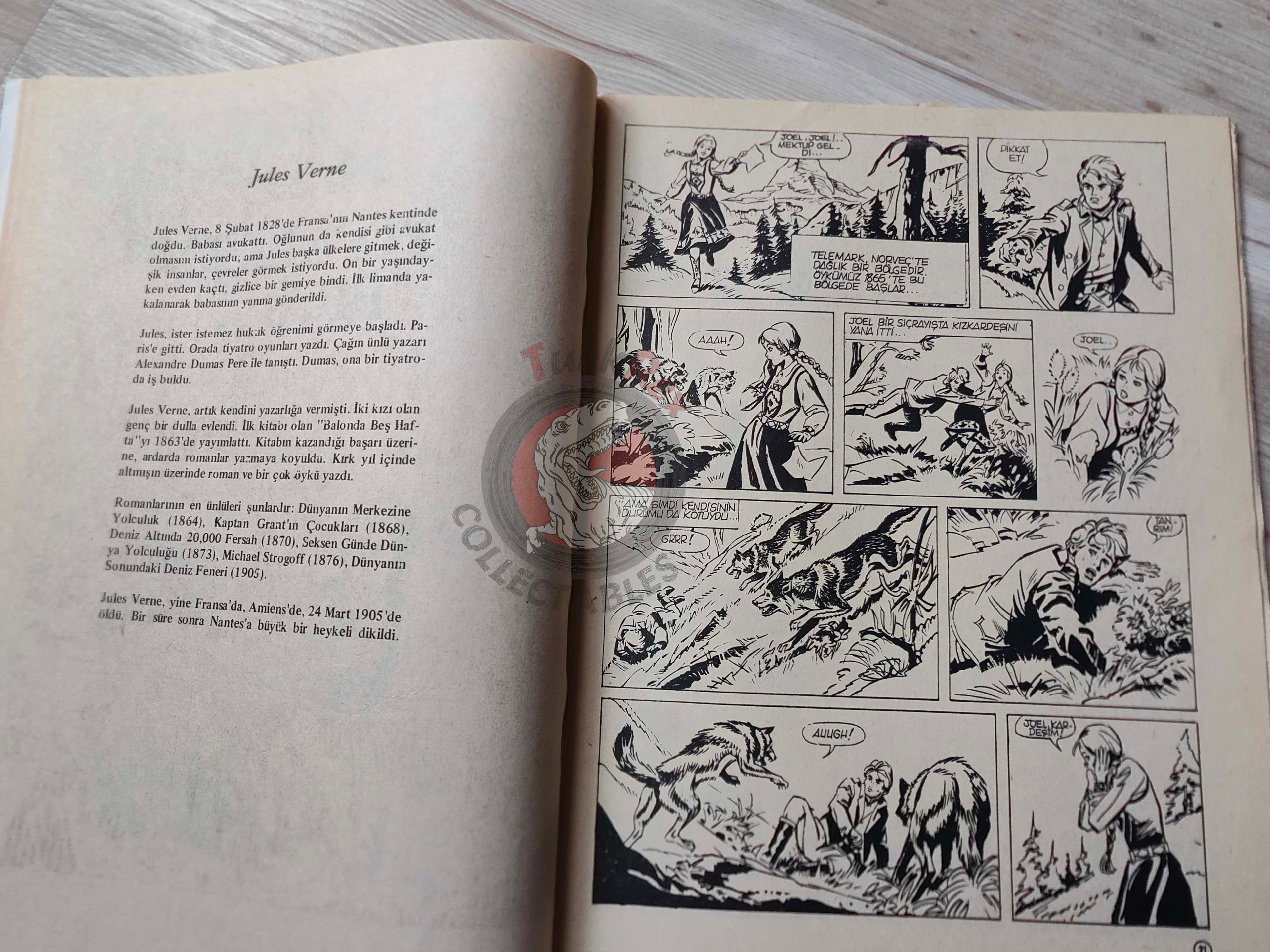 Milliyet Çocuk #24 1979 Turkish Comic Turkey Joyas Literarias Juveniles #78 Jules Verne