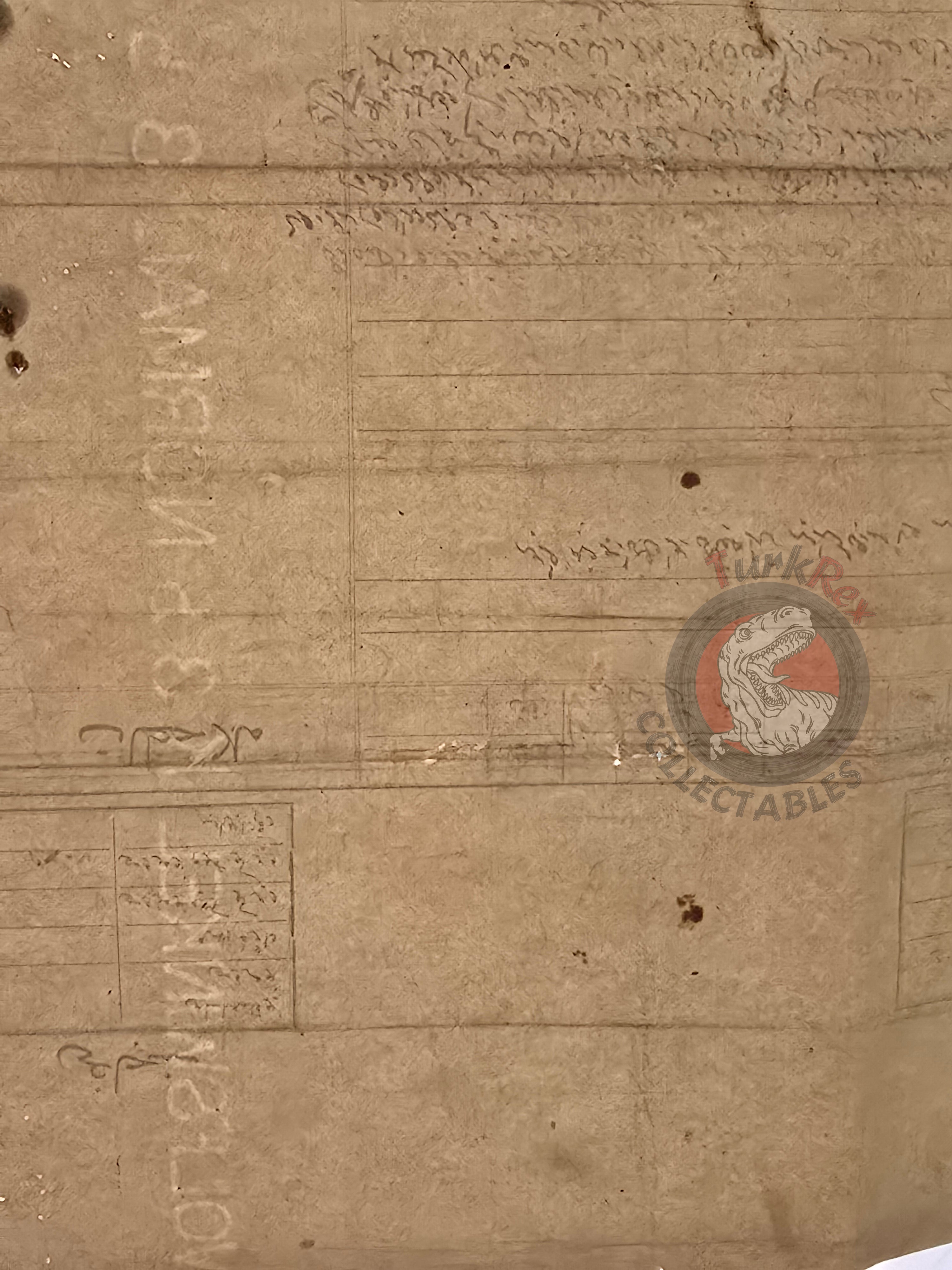 Ottoman 1922 Land Deed Agricultural Land in Kilis Title Watermarked Kurd Kurdish