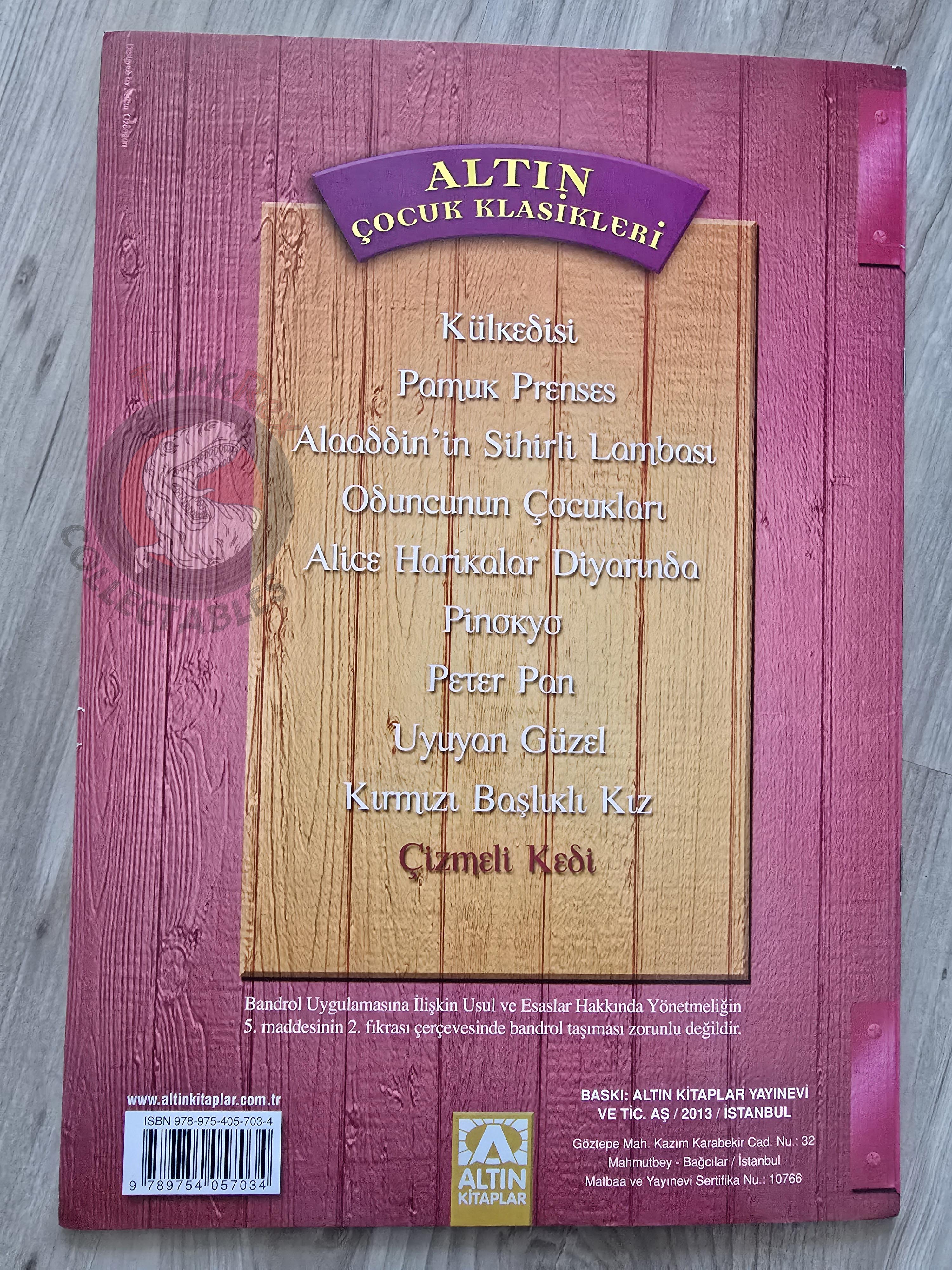 Puss in Boots – Grimm Brothers 2013 Turkish Book Turkey Illustrated