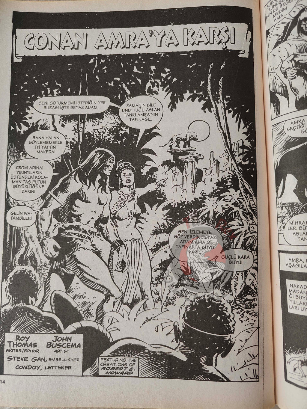 Conan The Barbarian #2 2001 Turkish Comic Turkey #61 #62 #63