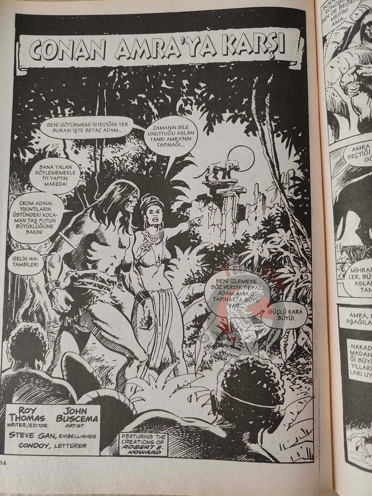 Conan The Barbarian #2 2001 Turkish Comic Turkey #61 #62 #63