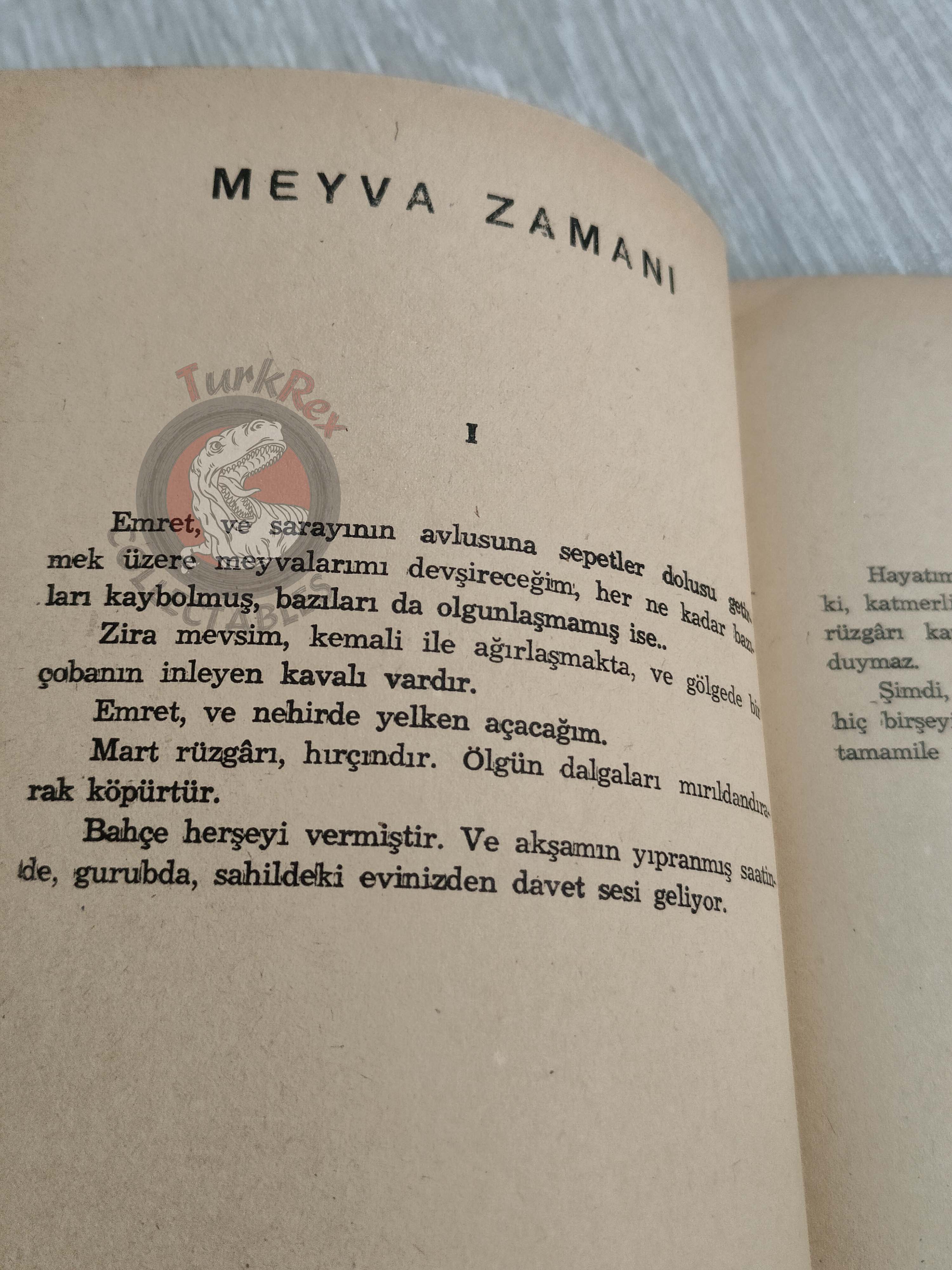 Rabindranath Tagore – Fruit Gathering 1944 Turkish Book Turkey