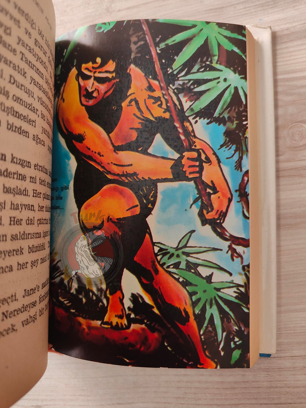 Edgar Rice Burroughs – Tarzan 1971 HC/DJ Turkish Book Turkey Illustrated Johnny Weissmuller