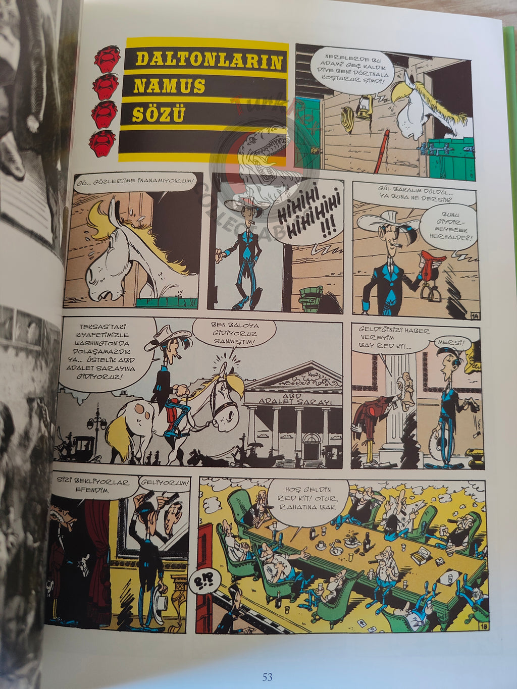 Lucky Luke – L'integrale #9 Turkish Comic Turkey La Ville Fantôme