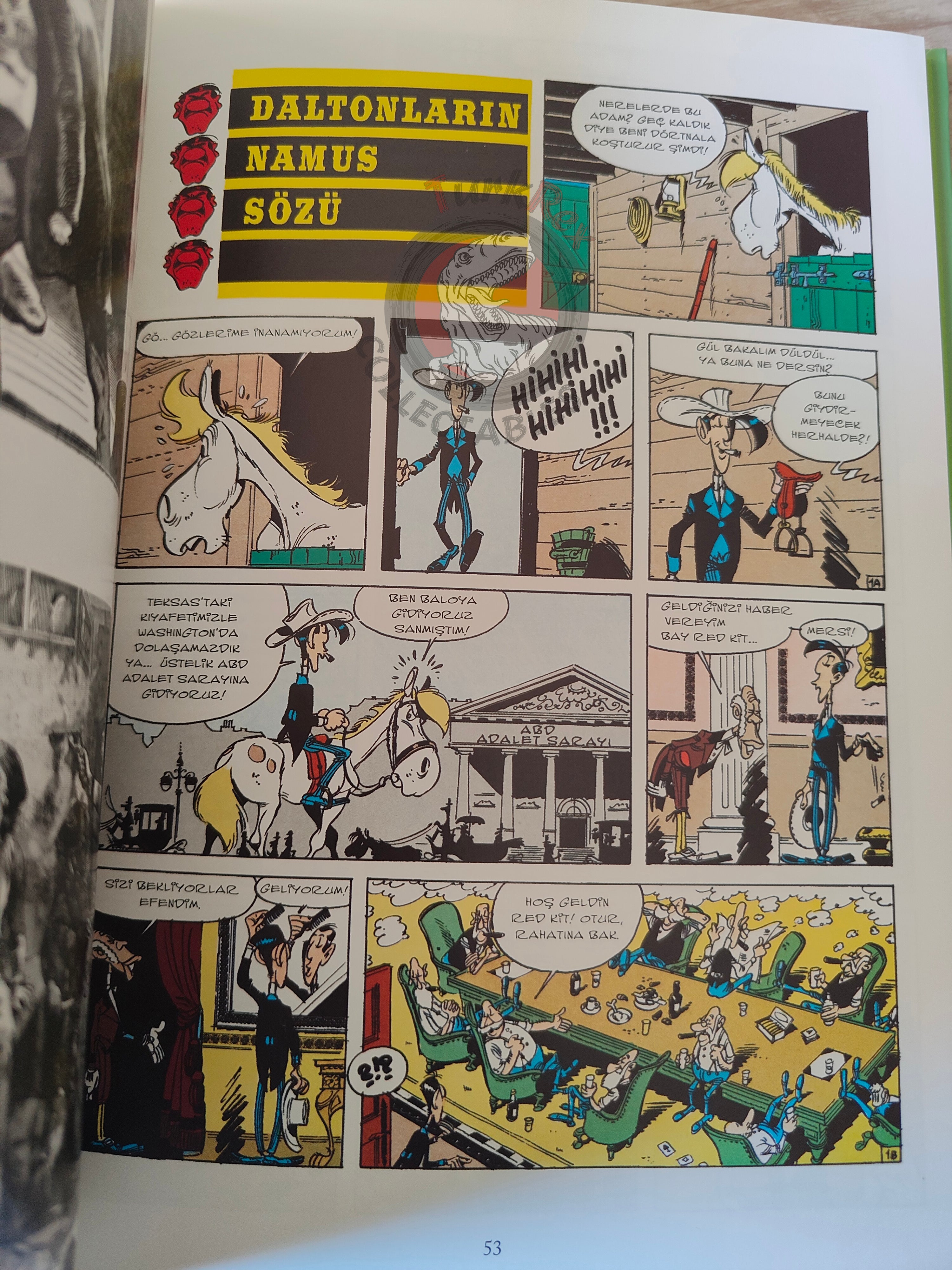 Lucky Luke – L'integrale #9 Turkish Comic Turkey La Ville Fantôme