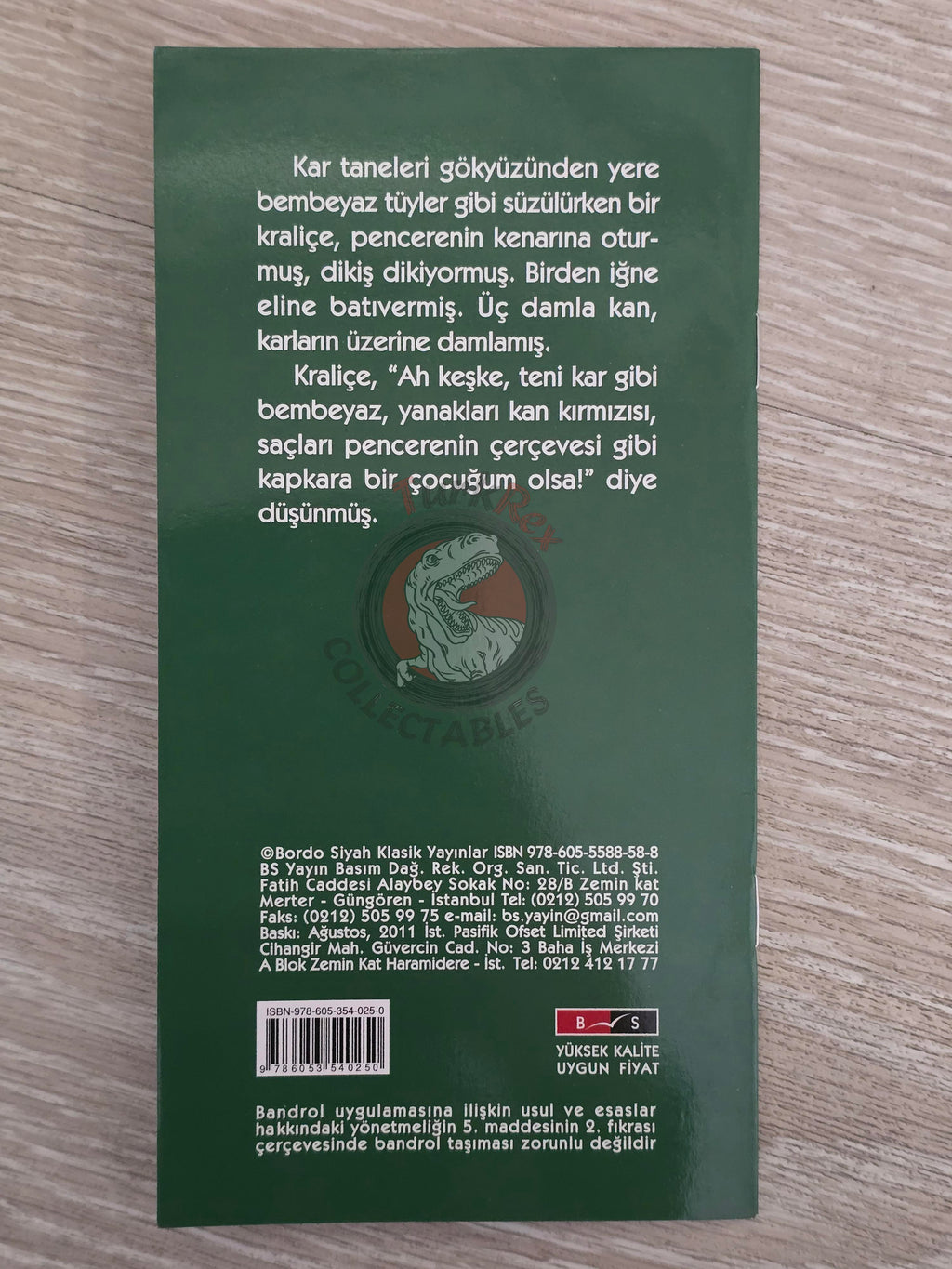 Grimm Brothers – Snow White and the Seven Dwarfs 2011 Turkish Book Turkey Illustrated 2