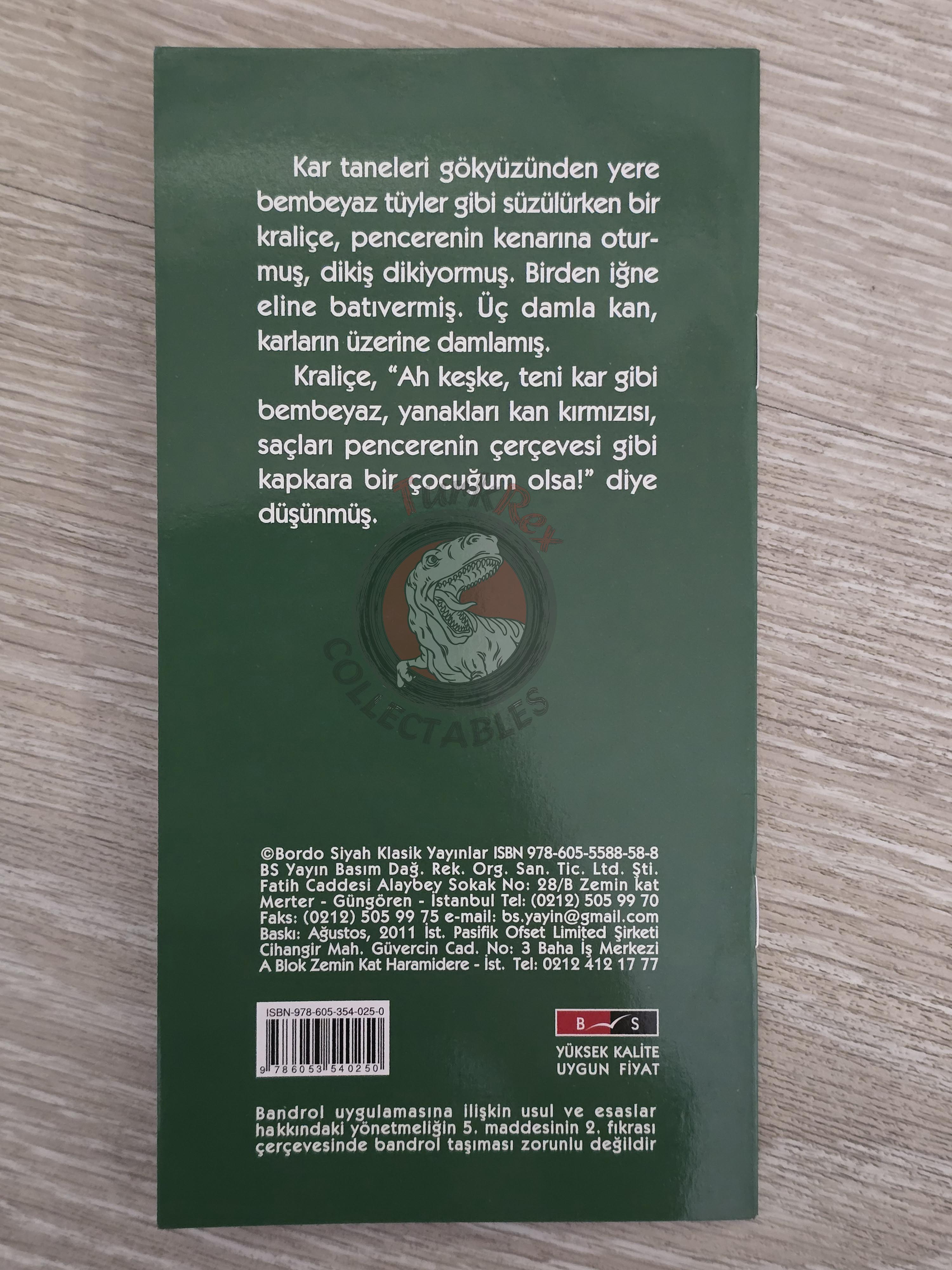 Grimm Brothers – Snow White and the Seven Dwarfs 2011 Turkish Book Turkey Illustrated 2
