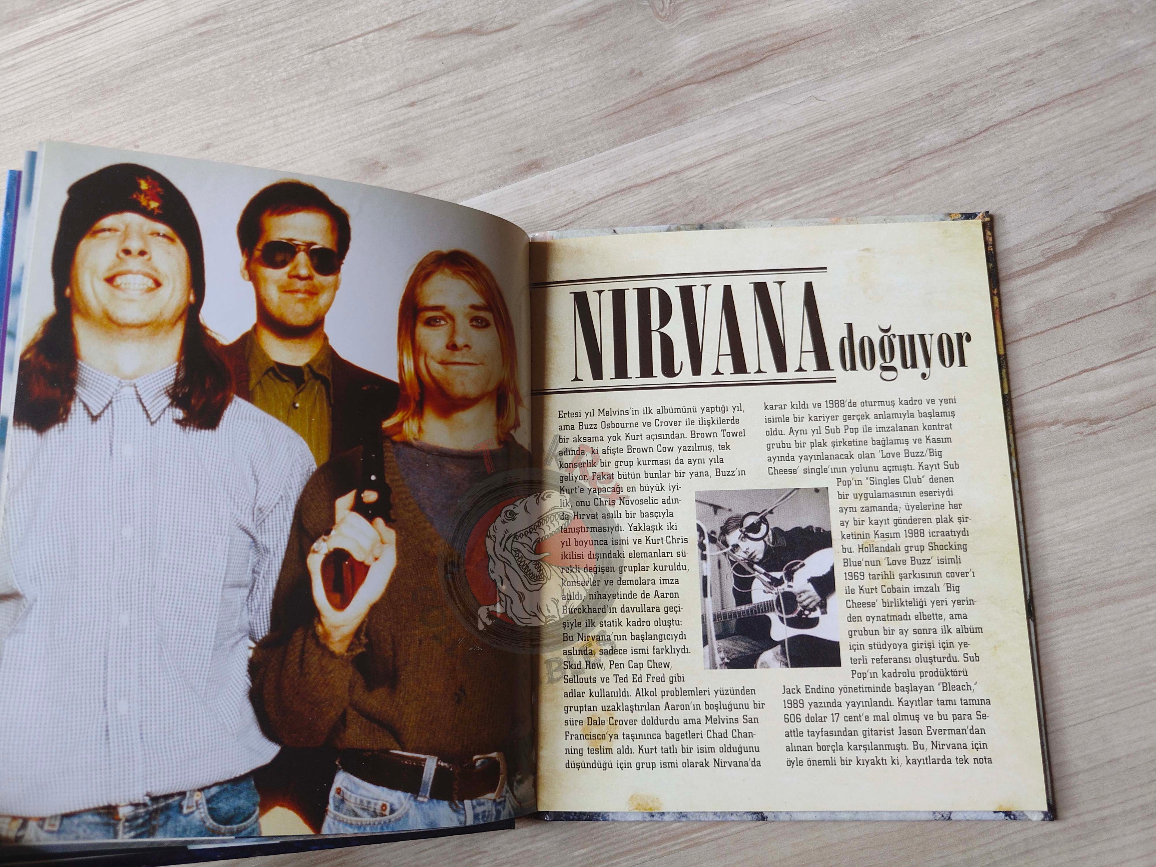 Nirvana Biography Book 2007 HC 1st by Turkish Writer Book Turkey