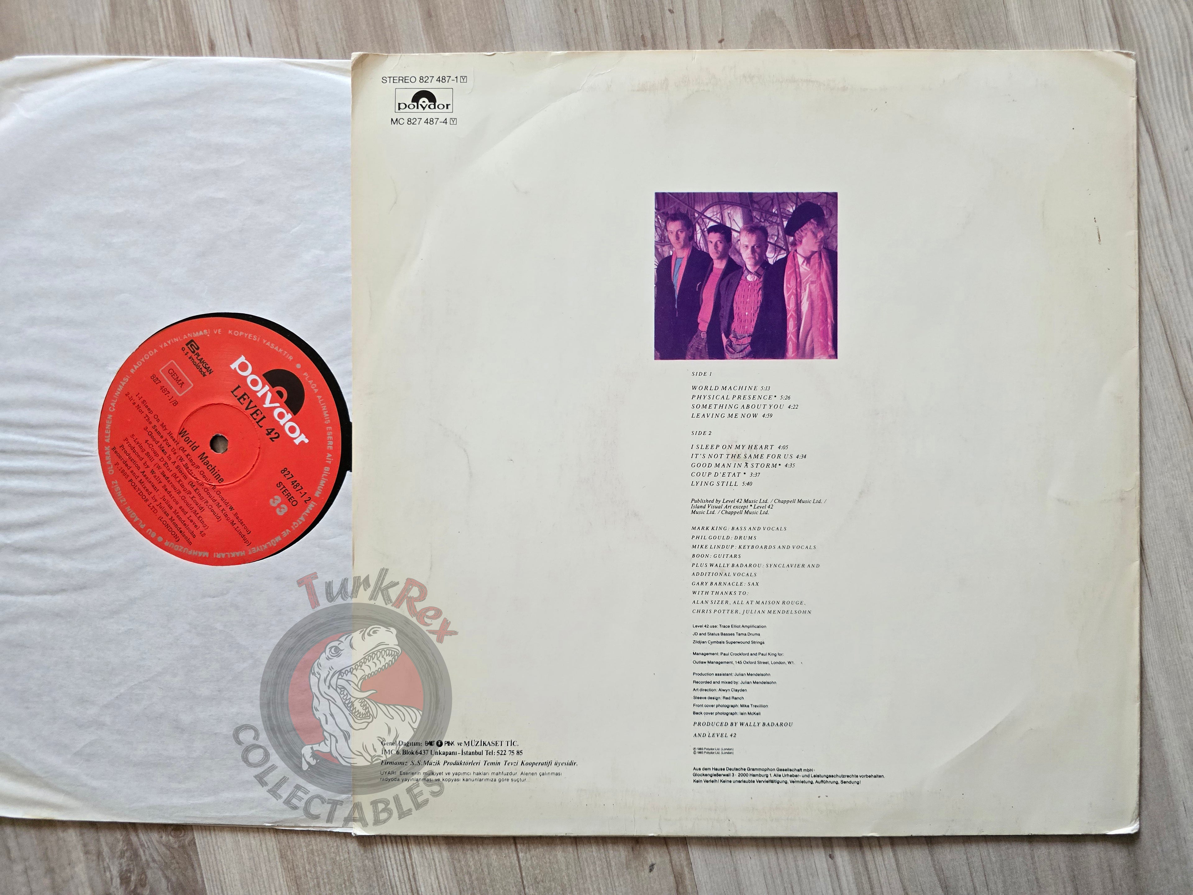 Level 42 – World Machine Turkish Pressing Vinyl Turkey Edition