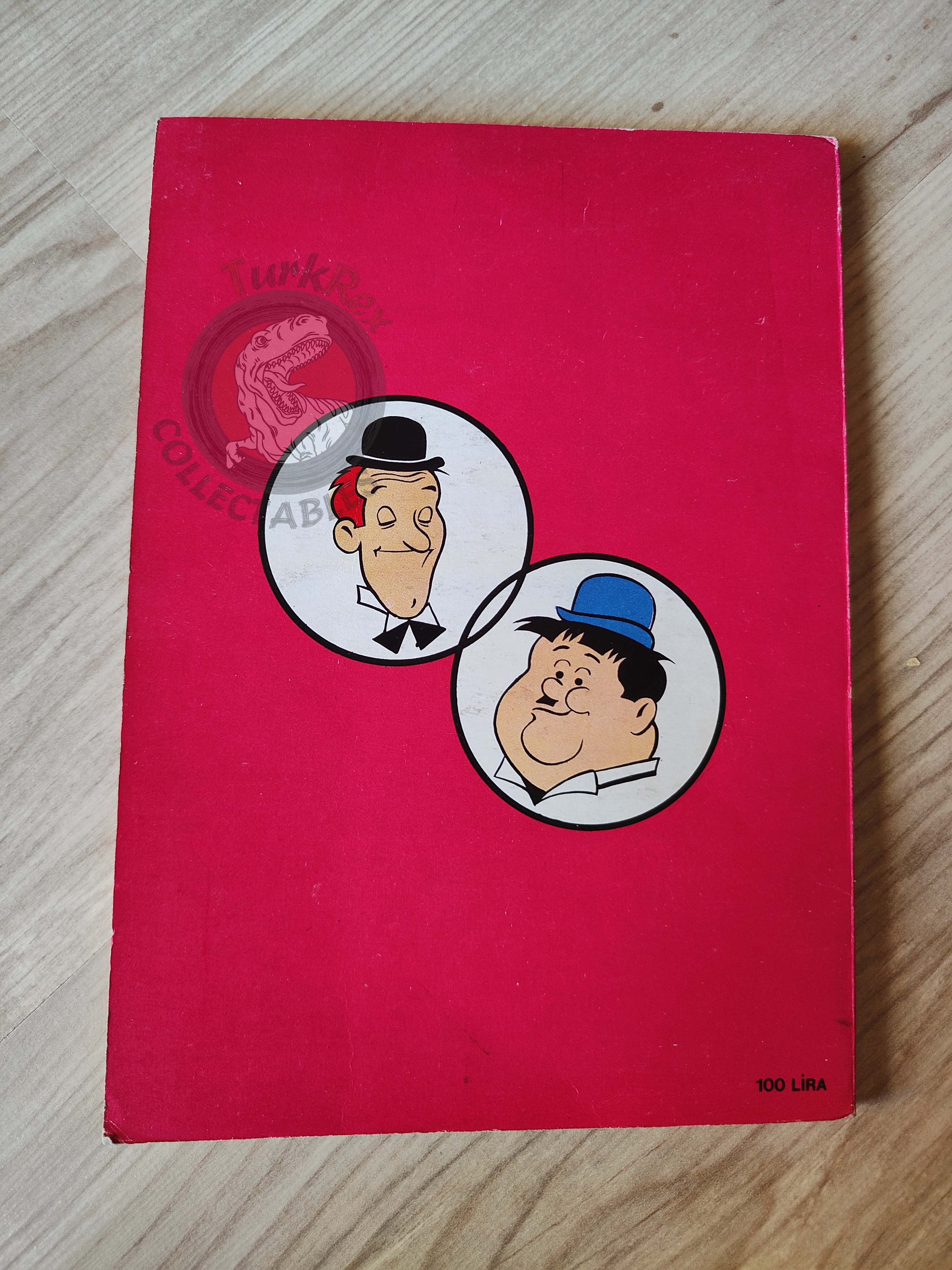 Laurel and Hardy #69 80s Turkish Comic Turkey