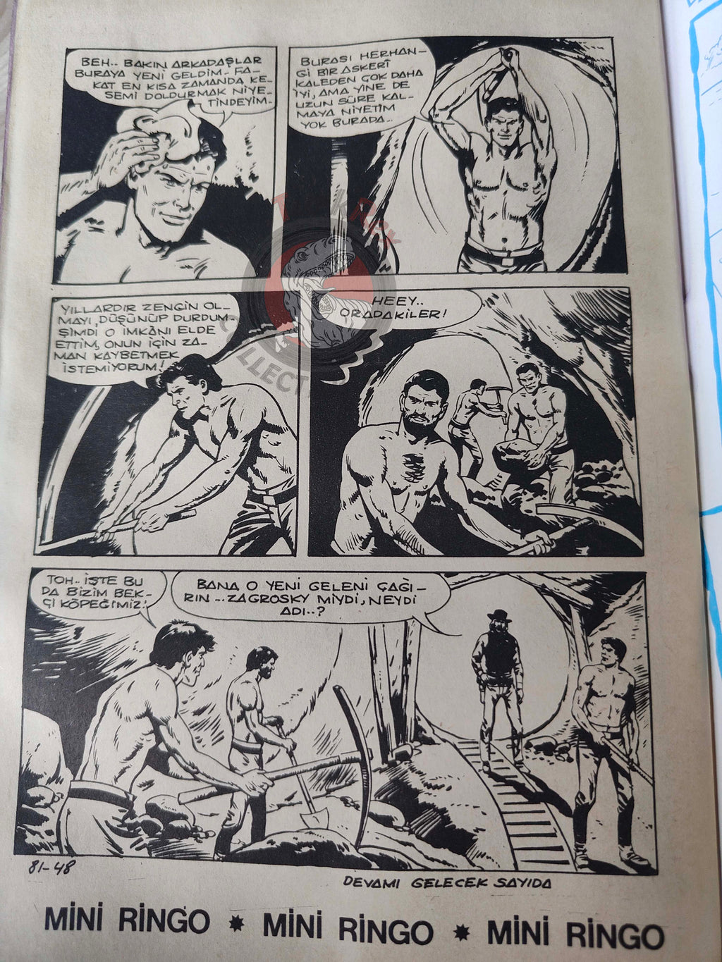 Zagor #81 1971 Avventura a Kingston Turkish Comic Turkey L'Avamposto Ignoto