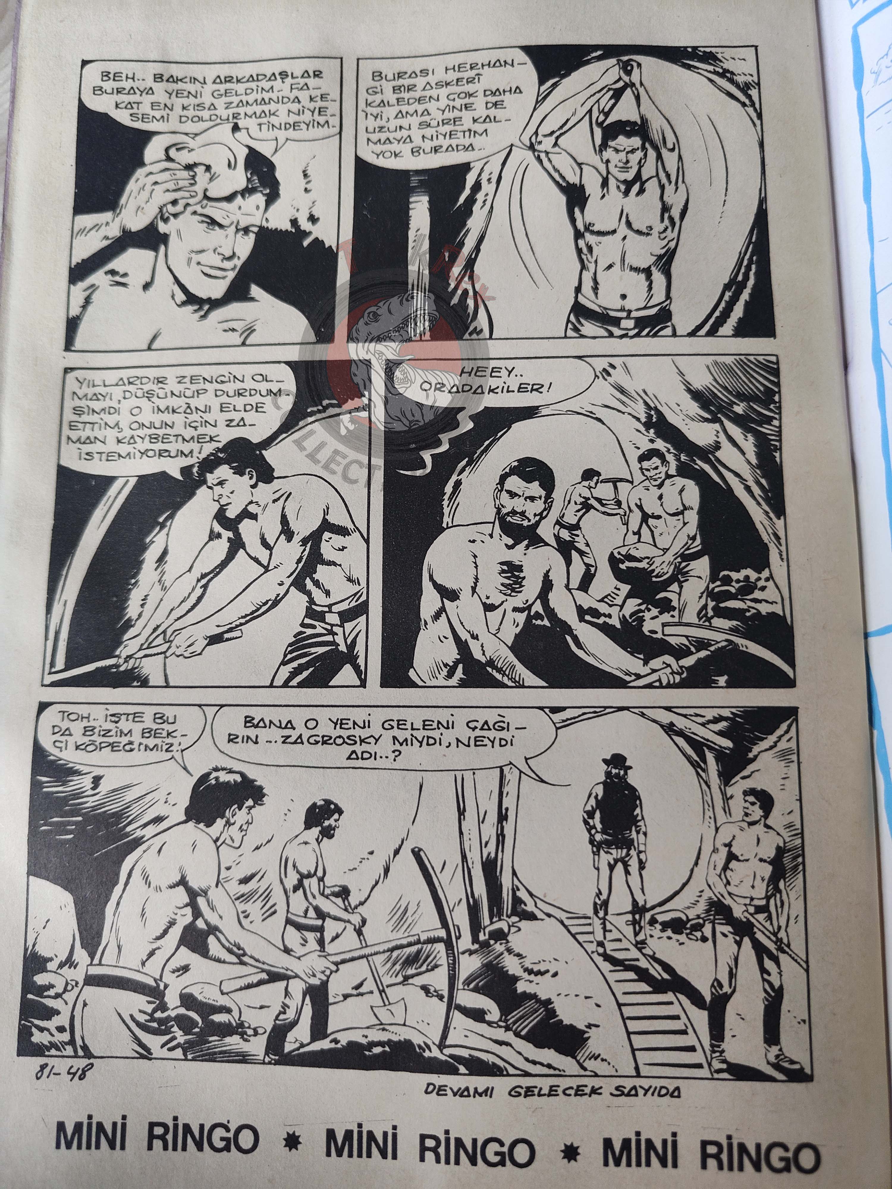 Zagor #81 1971 Avventura a Kingston Turkish Comic Turkey L'Avamposto Ignoto