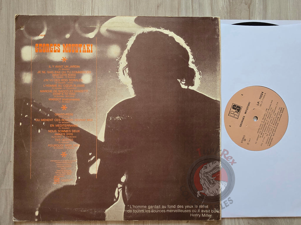 Georges Moustaki – Moustaki Turkish Pressing Vinyl Turkey Edition 2