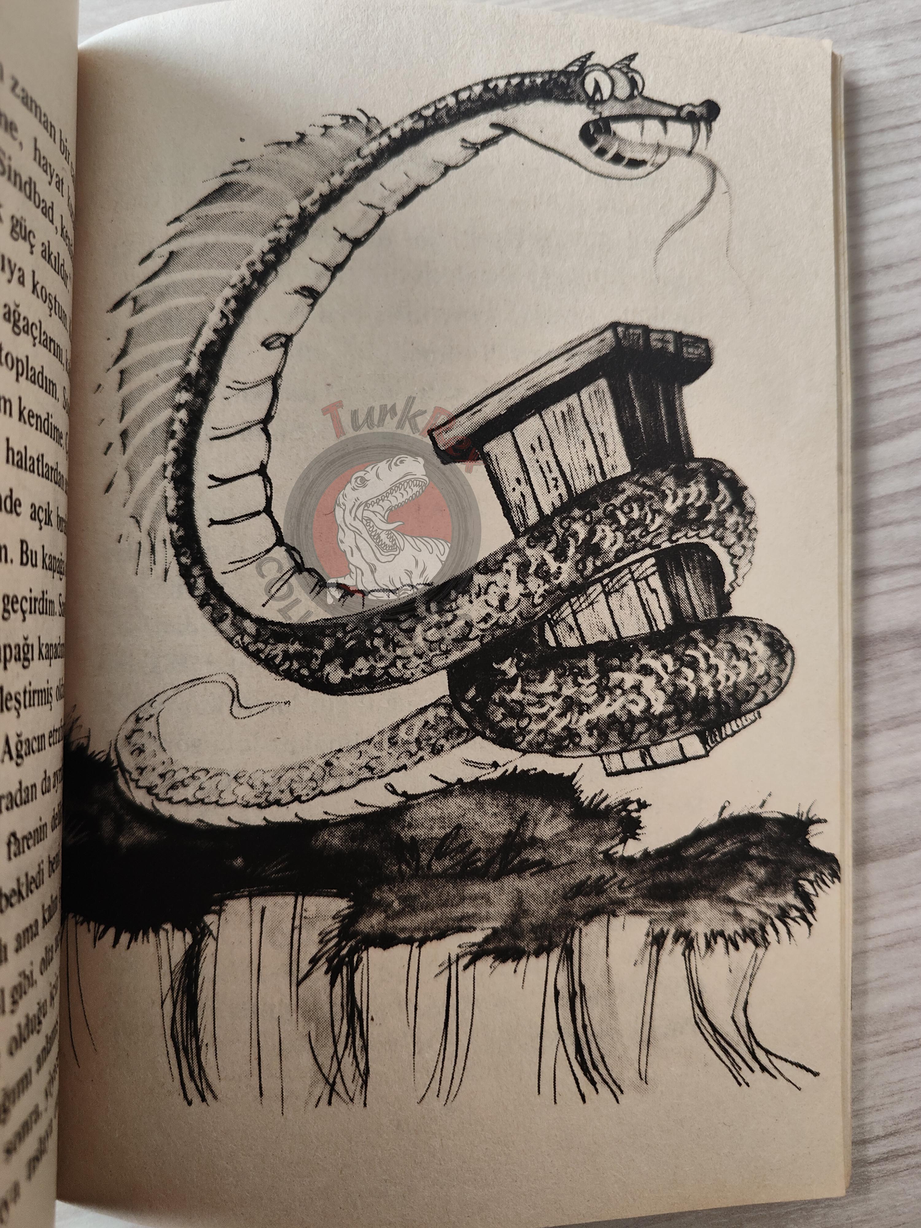 Sinbad the Sailor 1978 Turkish Book Turkey 1001 Nights Illustrated