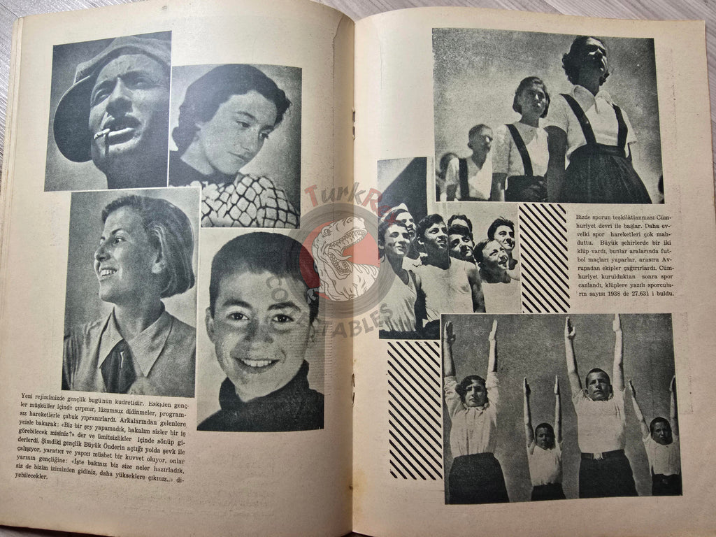 Faik Sabri – Turkey Today 1938 Turkish Book Turkey Illustrated