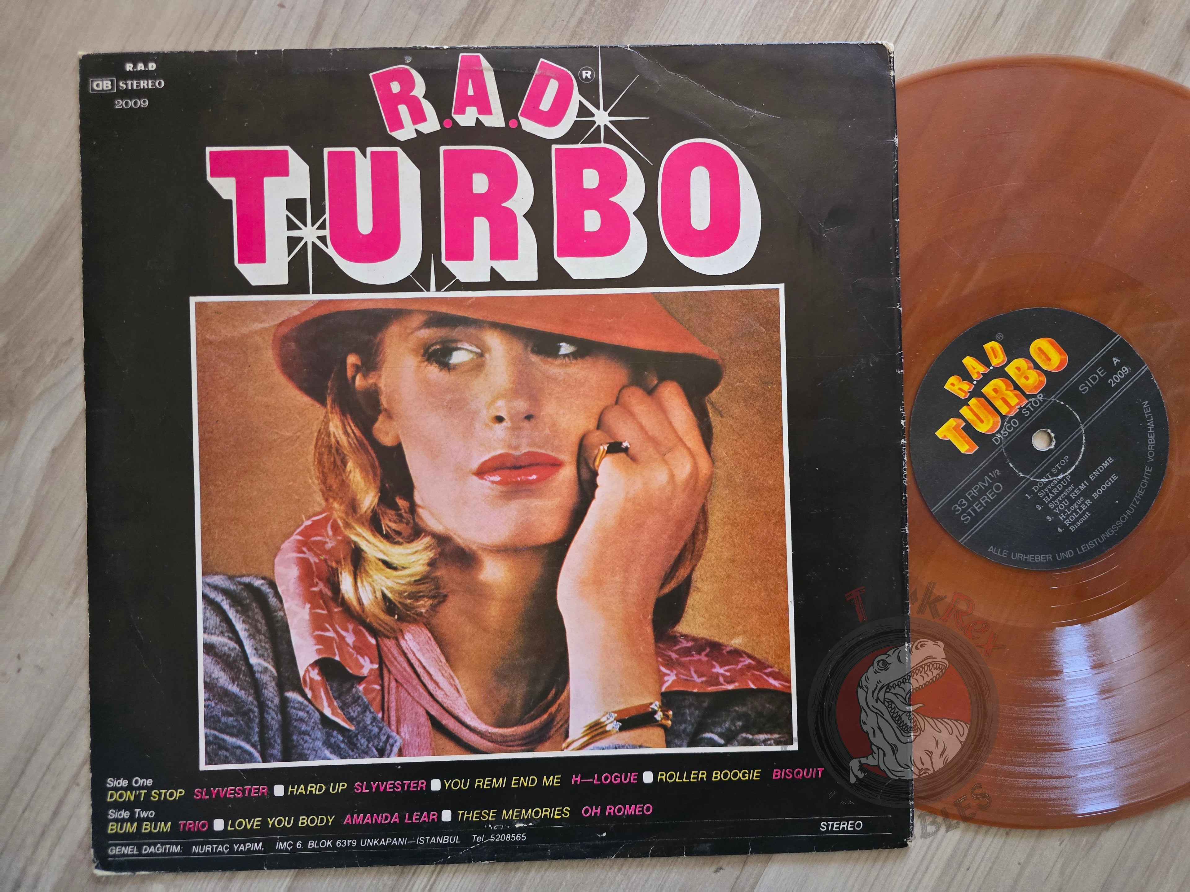 Various – R.A.D. Turbo Disco Stop Turkish Pressing Colored Vinyl Turkey Edition