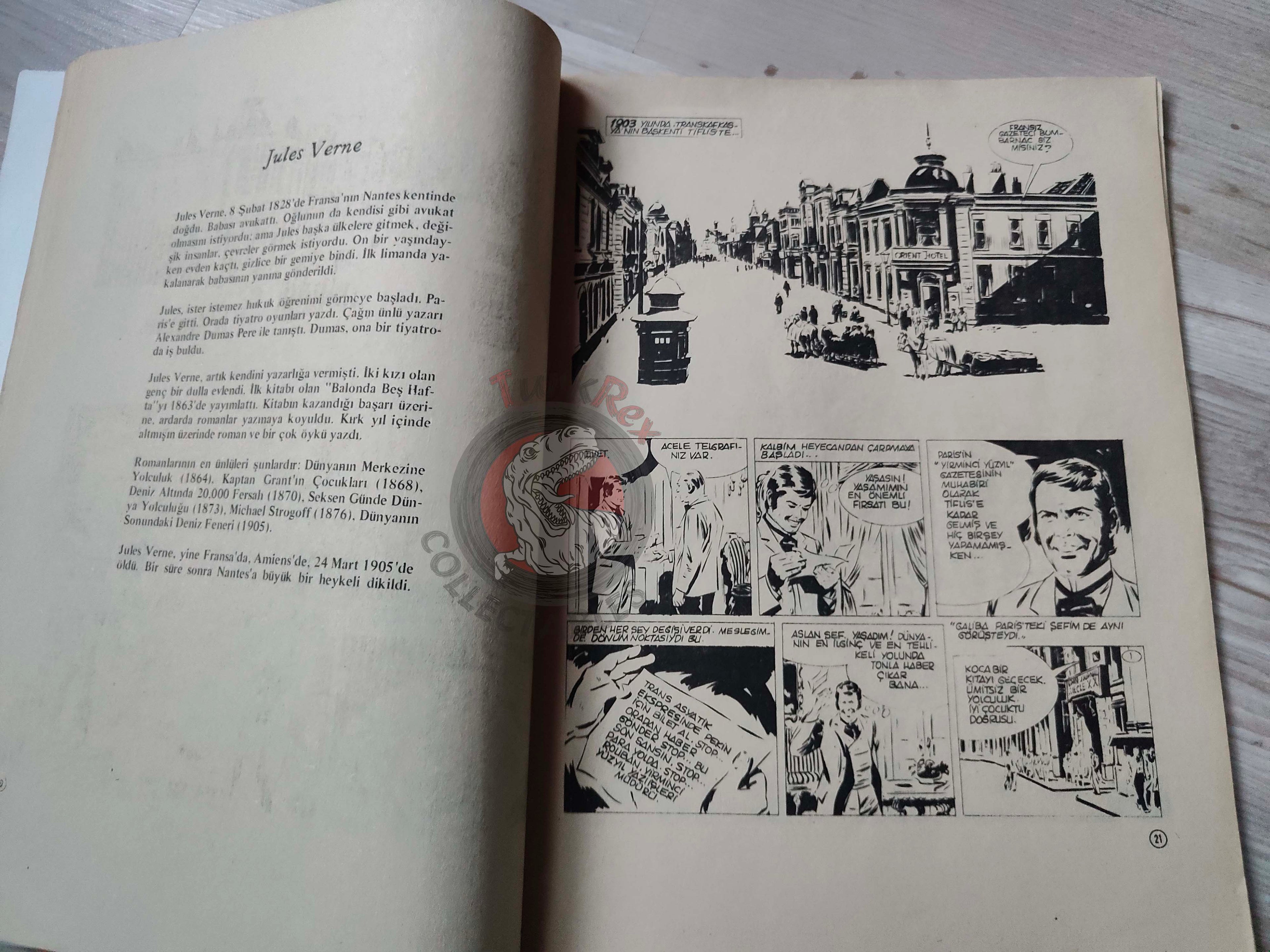 Milliyet Çocuk #42 1979 Turkish Comic Turkey Joyas Literarias Juveniles #116 Jules Verne