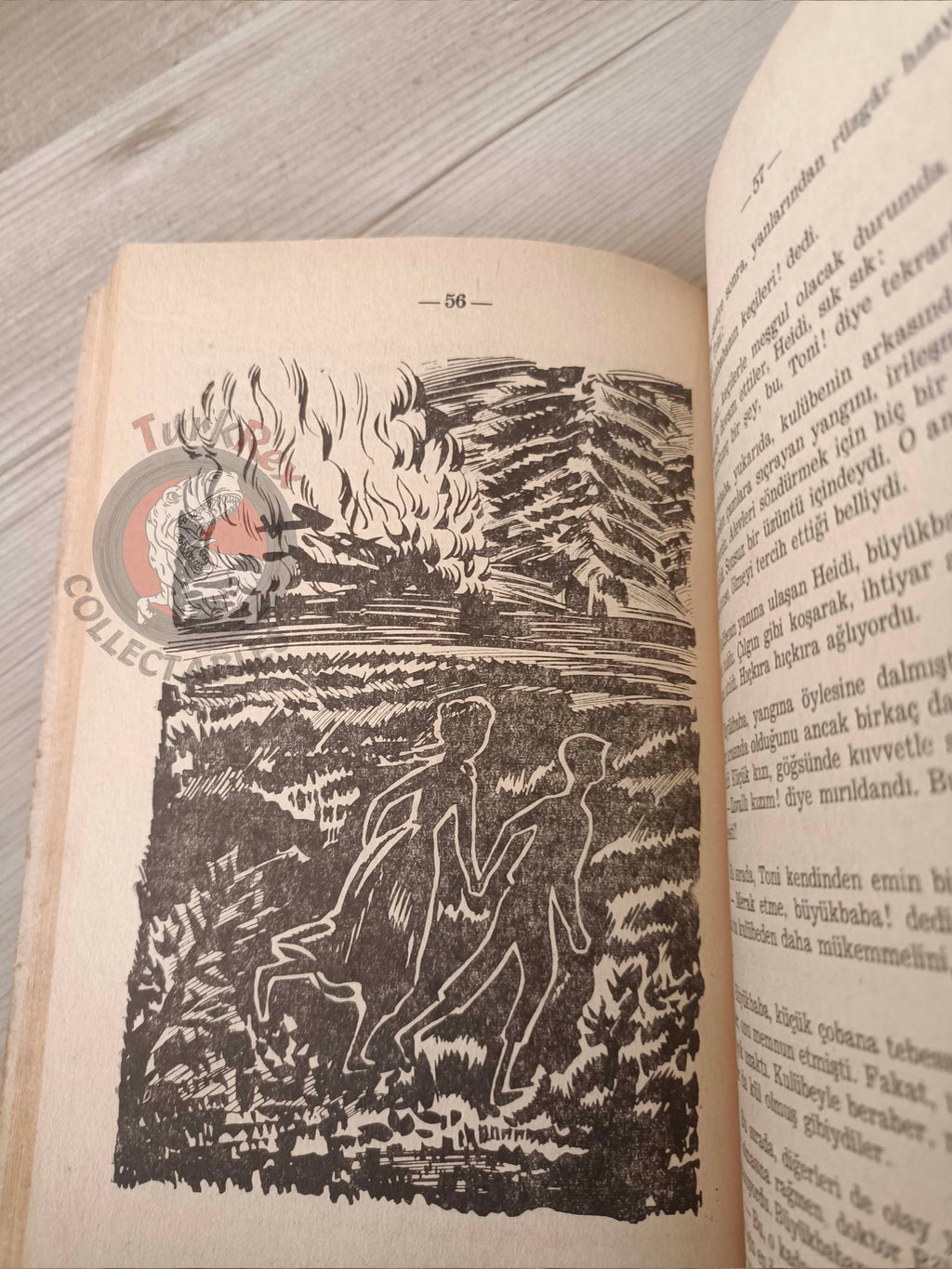 Johanna Spyri – Heidi Grows Up 1969 Turkish Book Turkey Illustrated