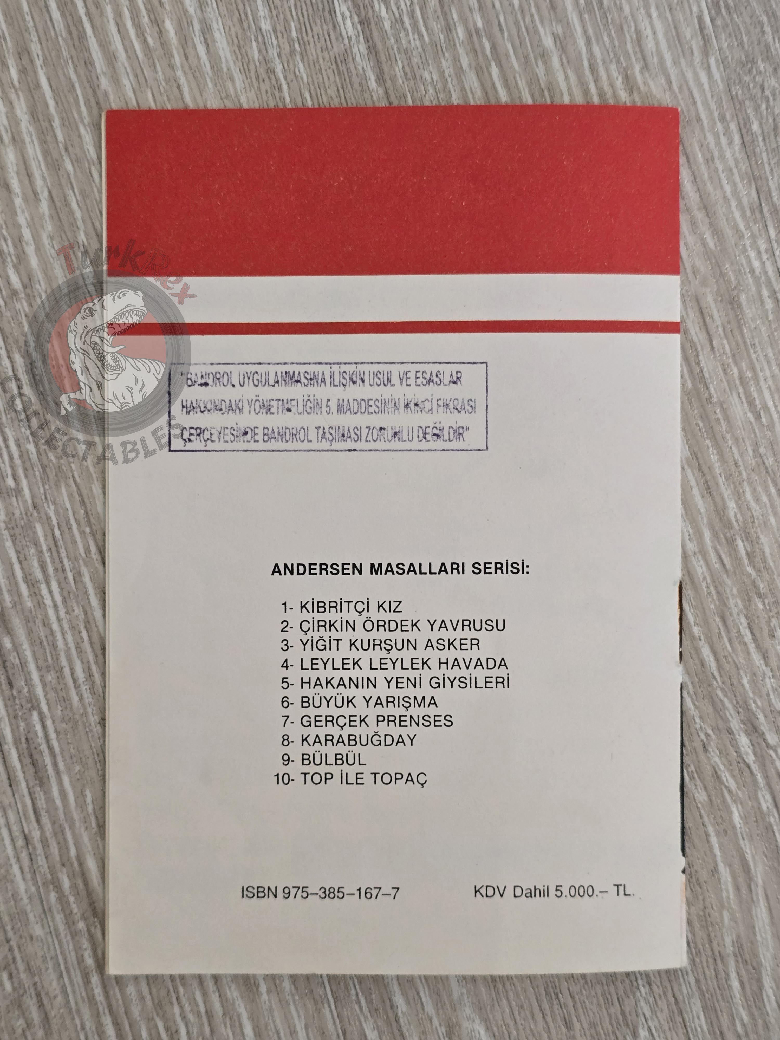 Hans Christian Andersen –  The Emperor's New Clothes 1994 Turkish Book Turkey Illustrated