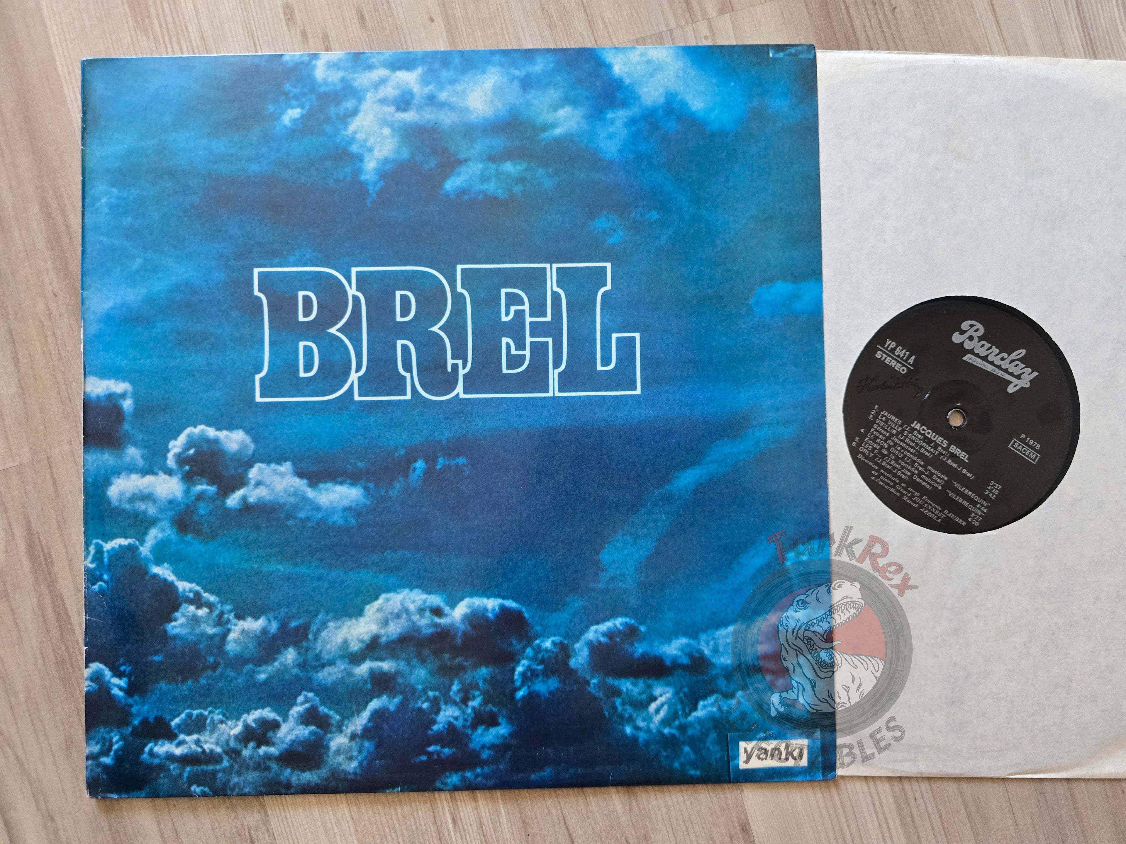 Jacques Brel – Brel Turkish Pressing Vinyl Turkey Edition