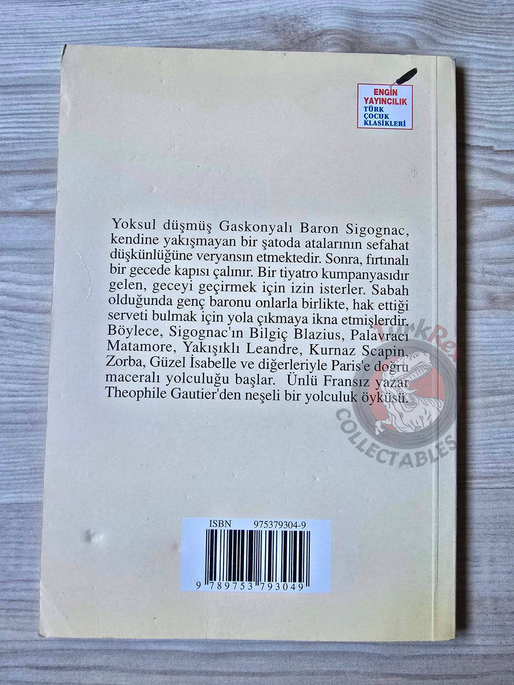 Theophile Gautier – Captain Fracasse 1998 Turkish Book Turkey Illustrated