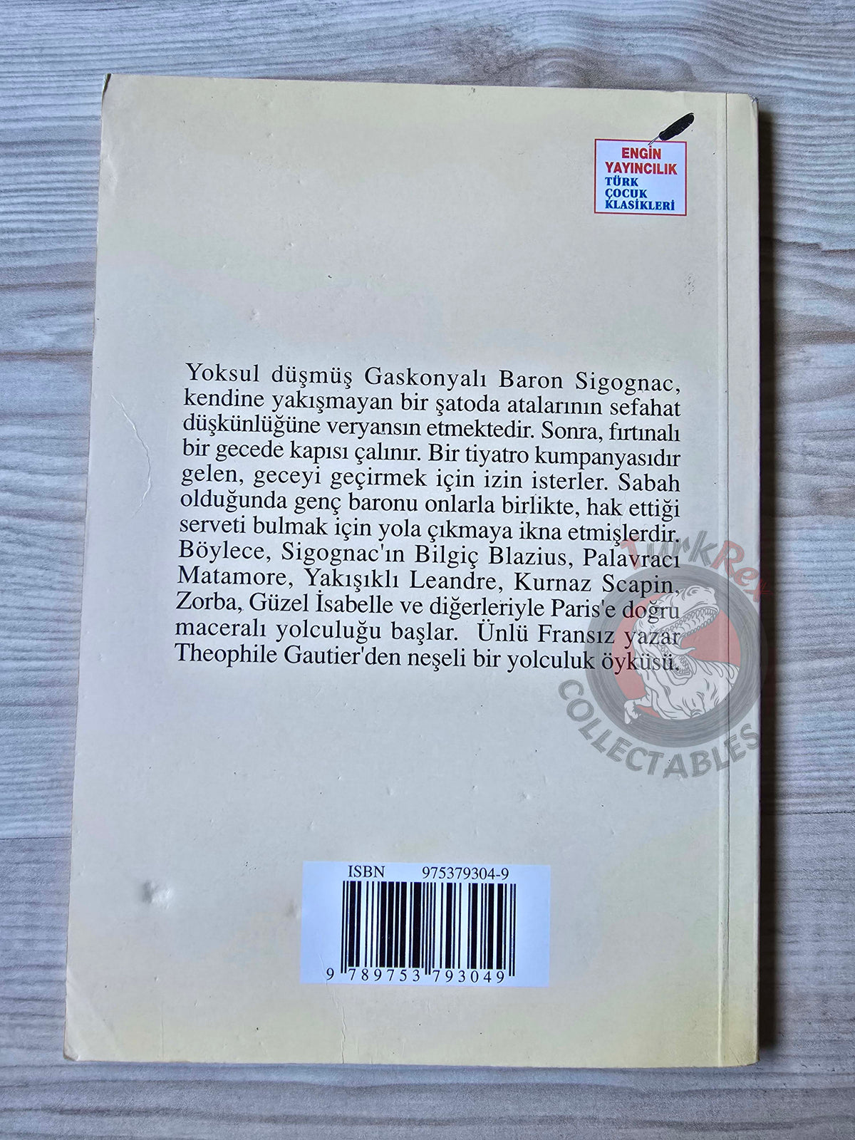 Theophile Gautier – Captain Fracasse 1998 Turkish Book Turkey Illustrated