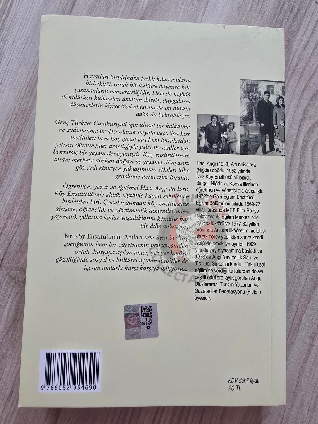 Hacı Angı – Memoirs of a Village Institute Graduate 2019 Turkish Book Turkey