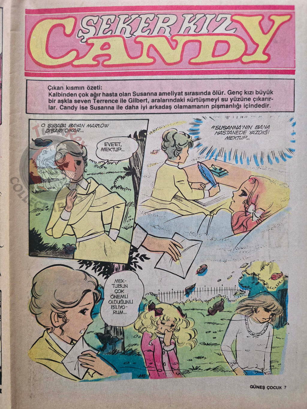 Güneş Çocuk #9 1989 Rawhide Kid, Candy Candy, Pink Panther Turkish Comic Turkey