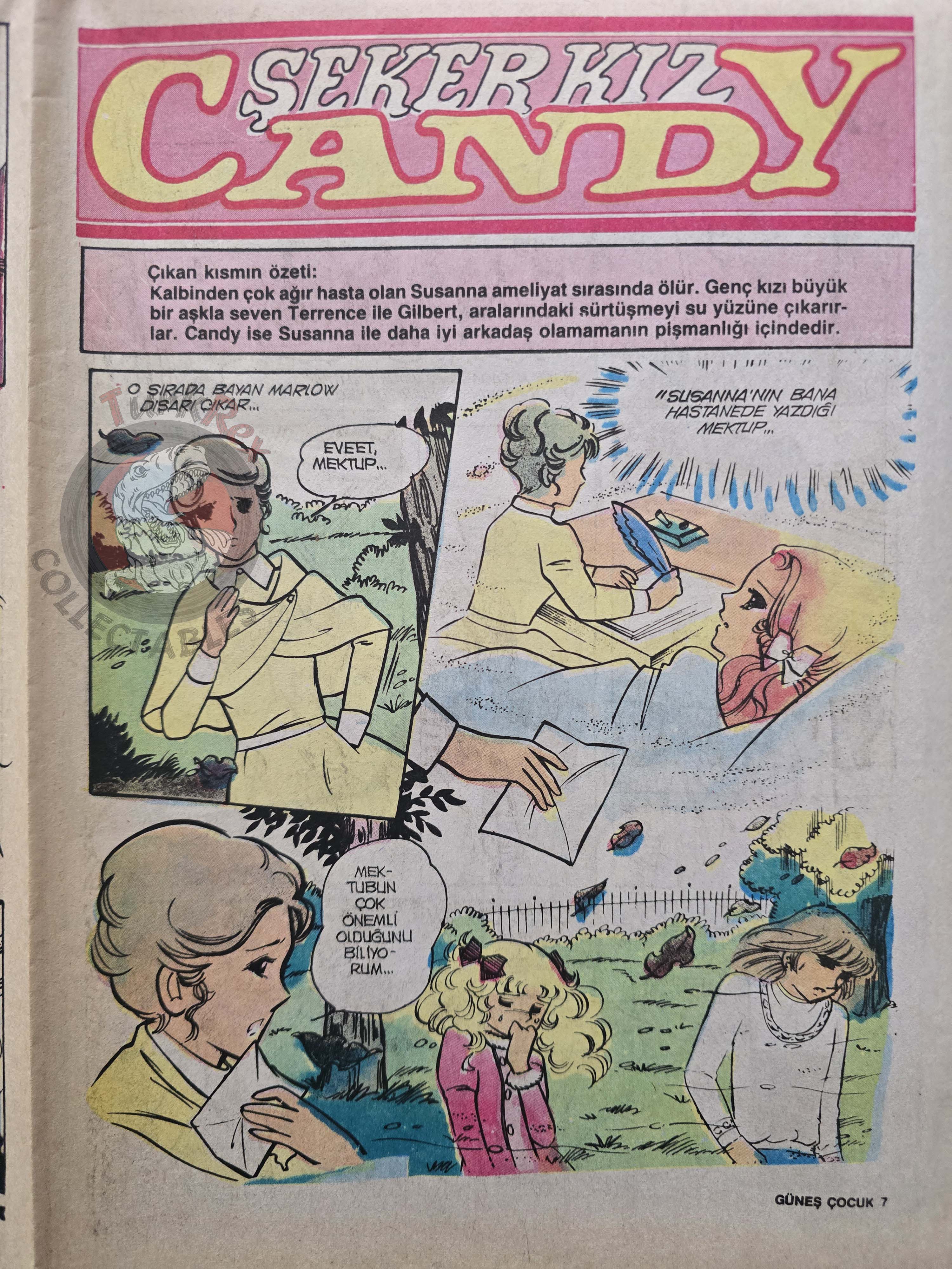 Güneş Çocuk #9 1989 Rawhide Kid, Candy Candy, Pink Panther Turkish Comic Turkey