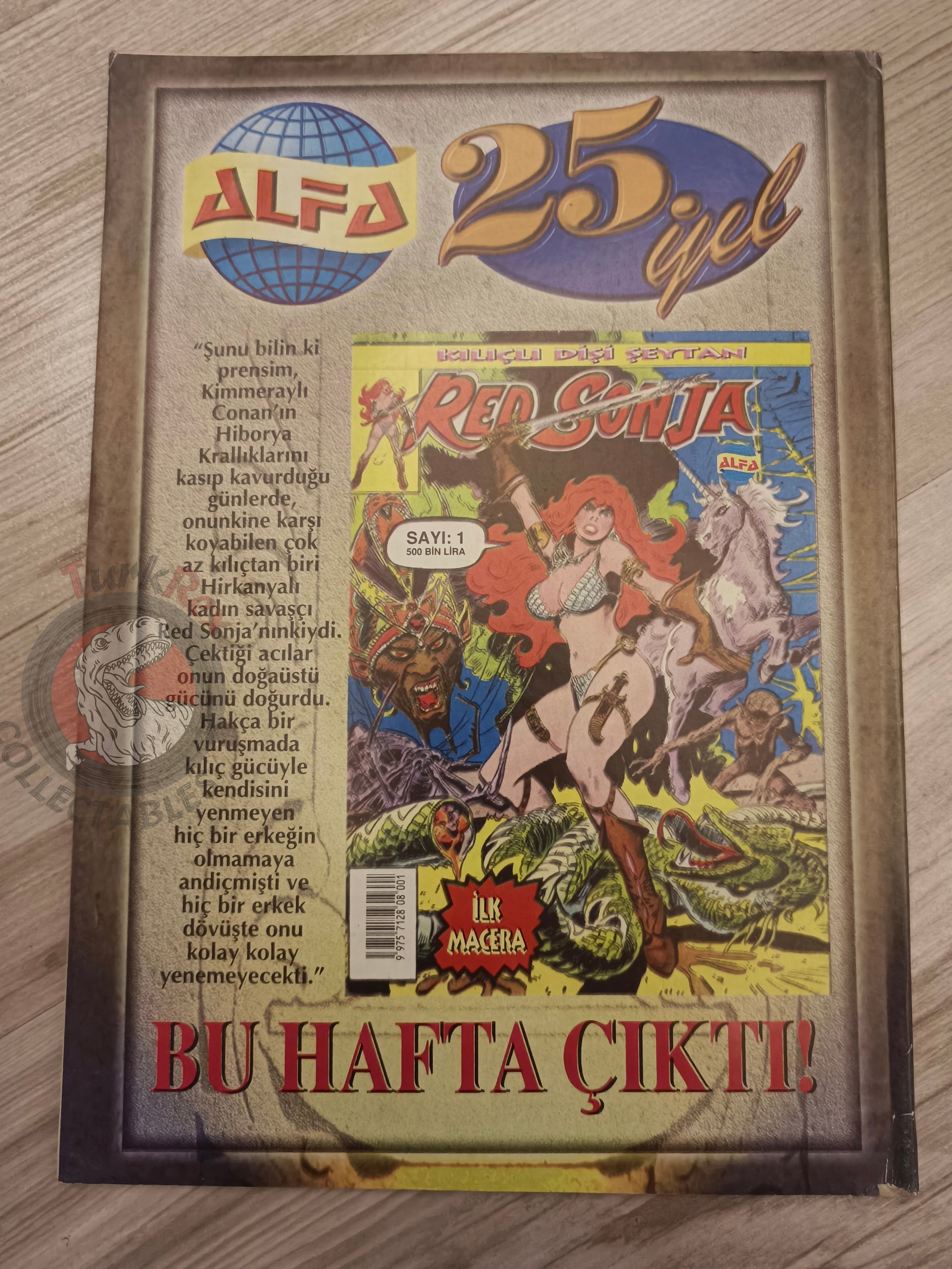 Kral Conan #22 King Conan #10 #11 #12 Turkish Comic Turkey Ken Kelly