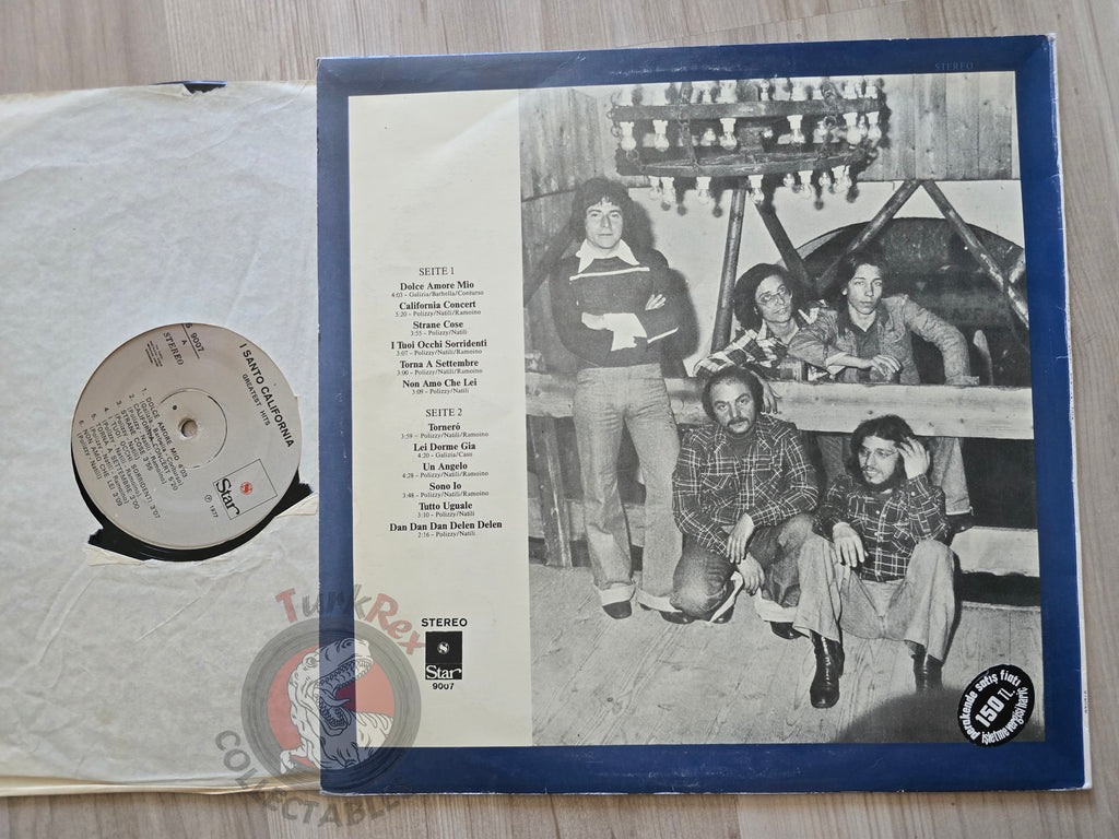 I Santo California – Greatest Hits Turkish Pressing Vinyl Turkey Edition